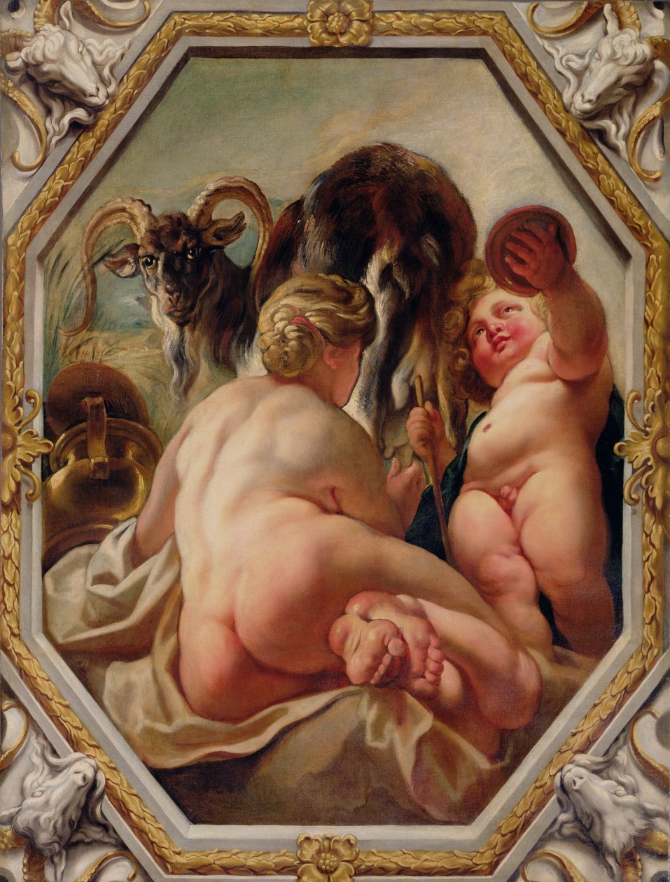 Kauris, horoskooppimerkeistä (katso myös 196700-196711) tekijältä Jacob Jordaens