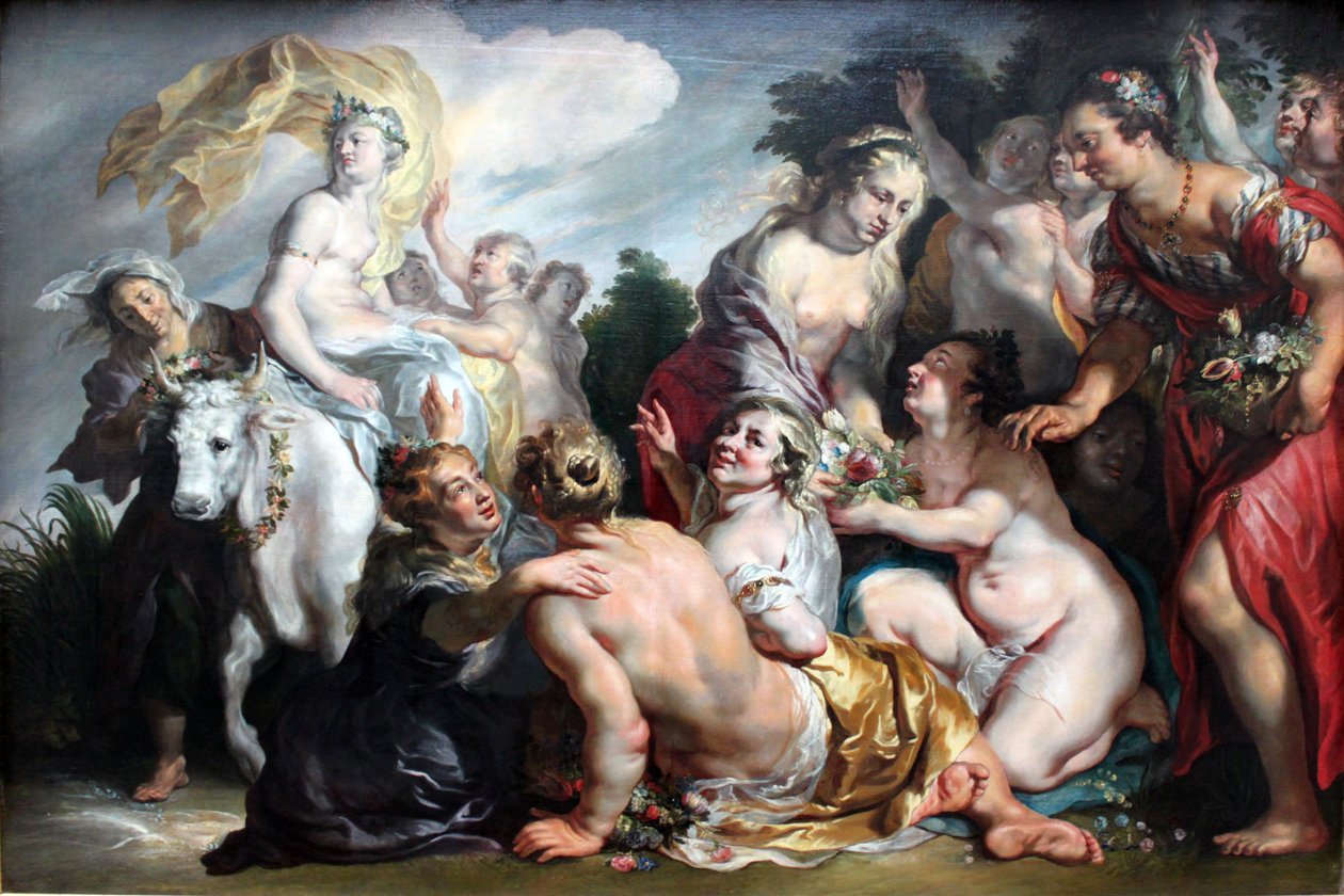 Der Raub der Europa tekijältä Jacob Jordaens