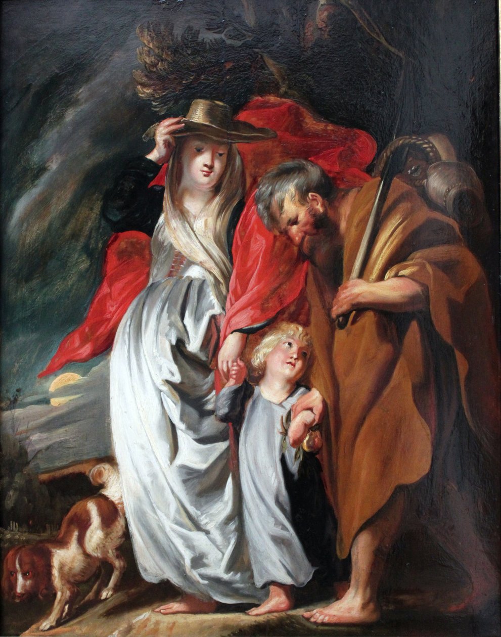 Die Rückkehr der Heiligen Familie aus Ägypten tekijältä Jacob Jordaens