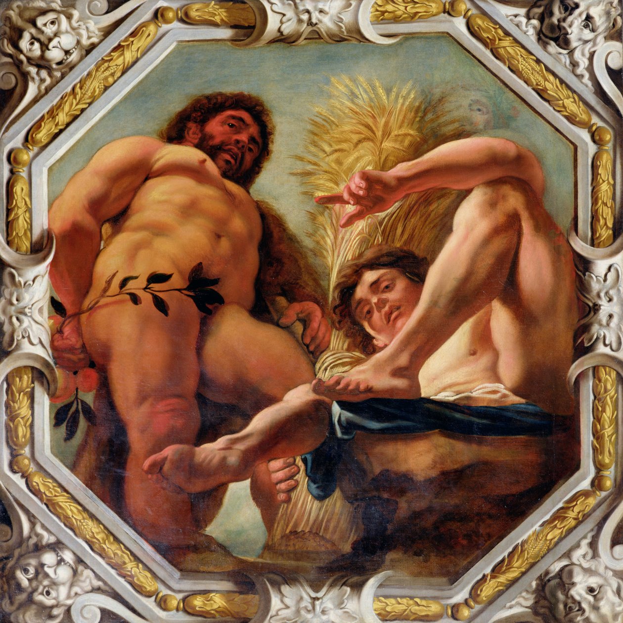 Leijona, horoskooppimerkeistä (katso myös 196701-196711) tekijältä Jacob Jordaens