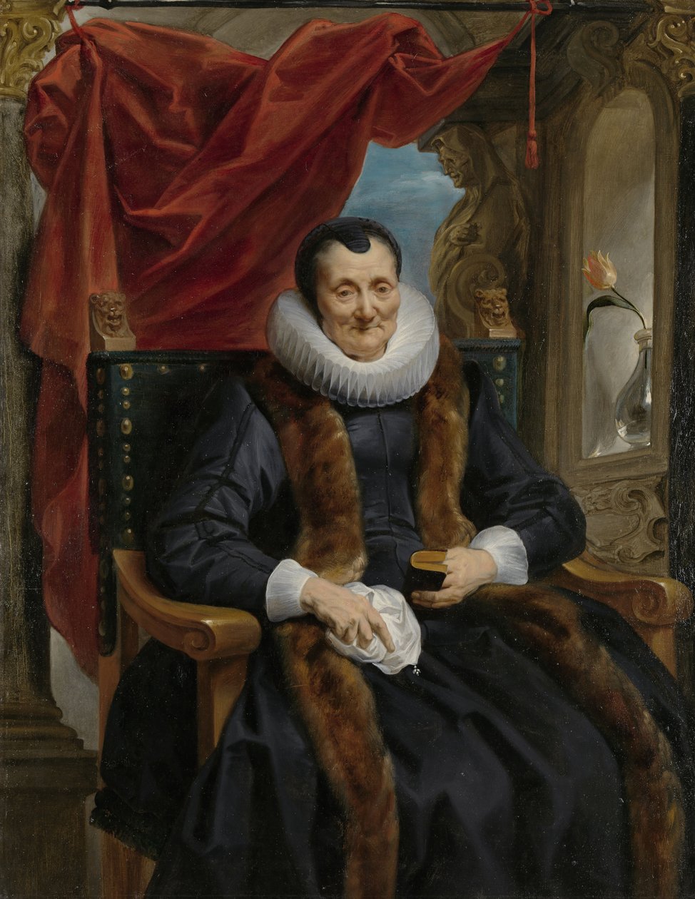 Magdalena de Cuyperin muotokuva, n. 1635-1636 tekijältä Jacob Jordaens