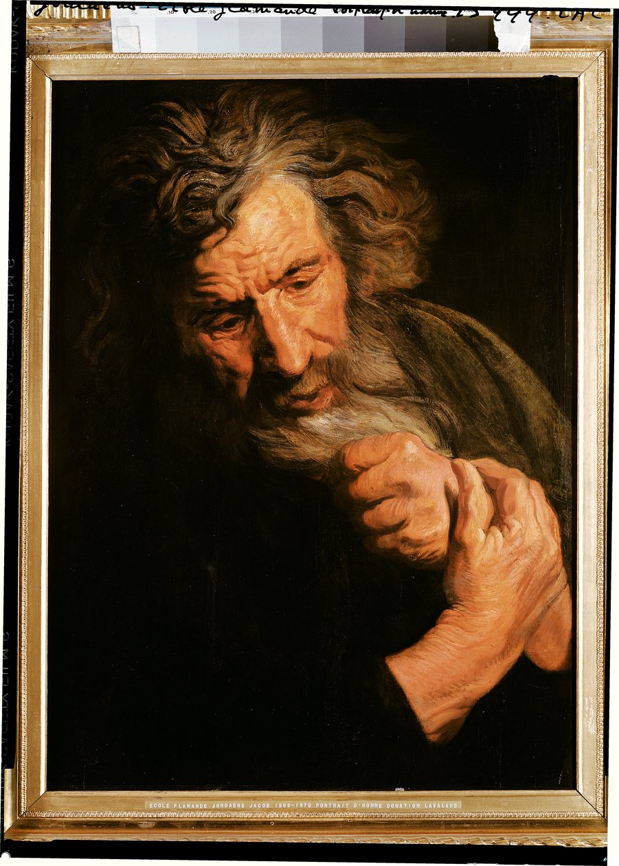 Miehen muotokuva tekijältä Jacob Jordaens