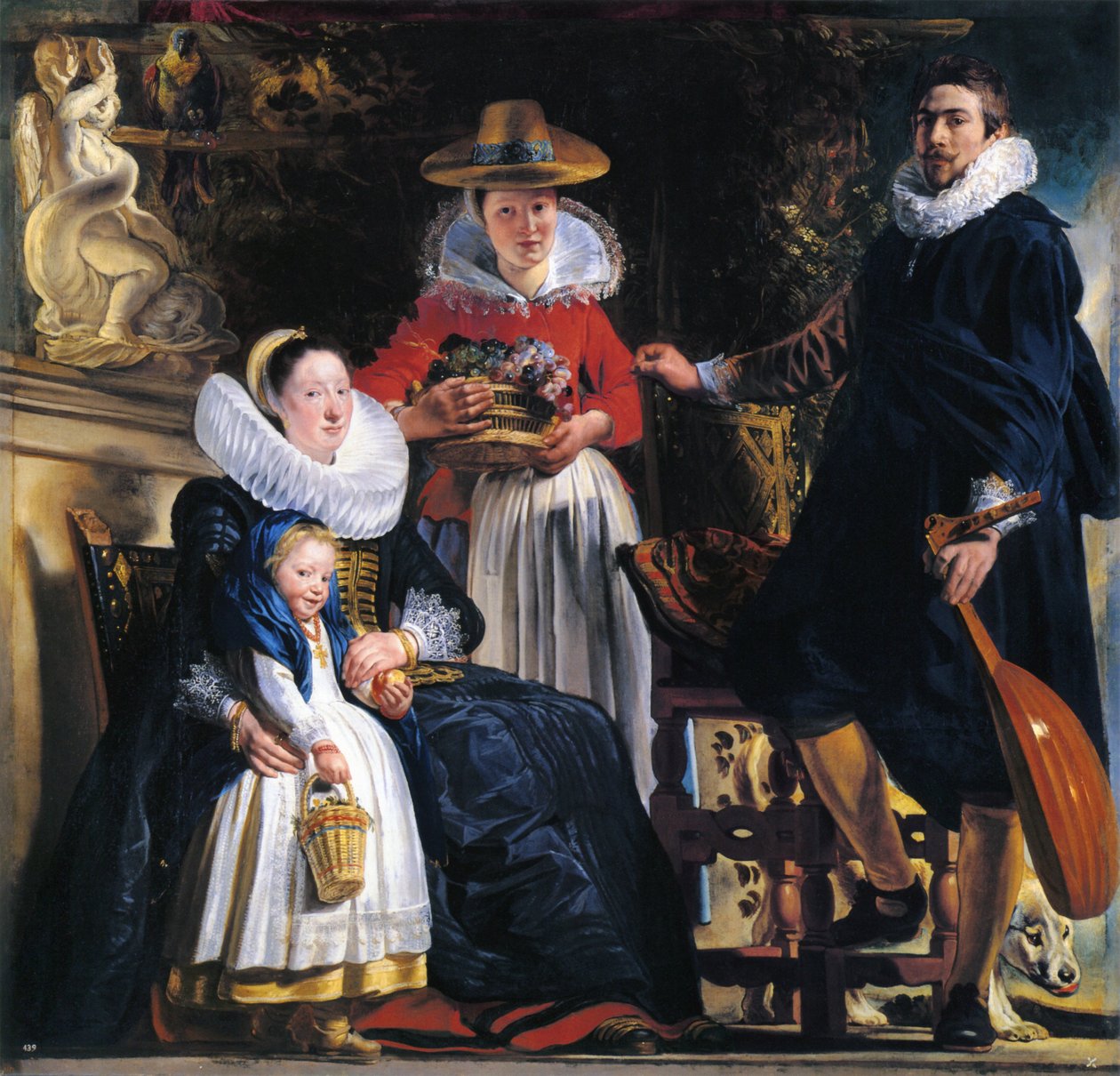 Taiteilijan perhe tekijältä Jacob Jordaens