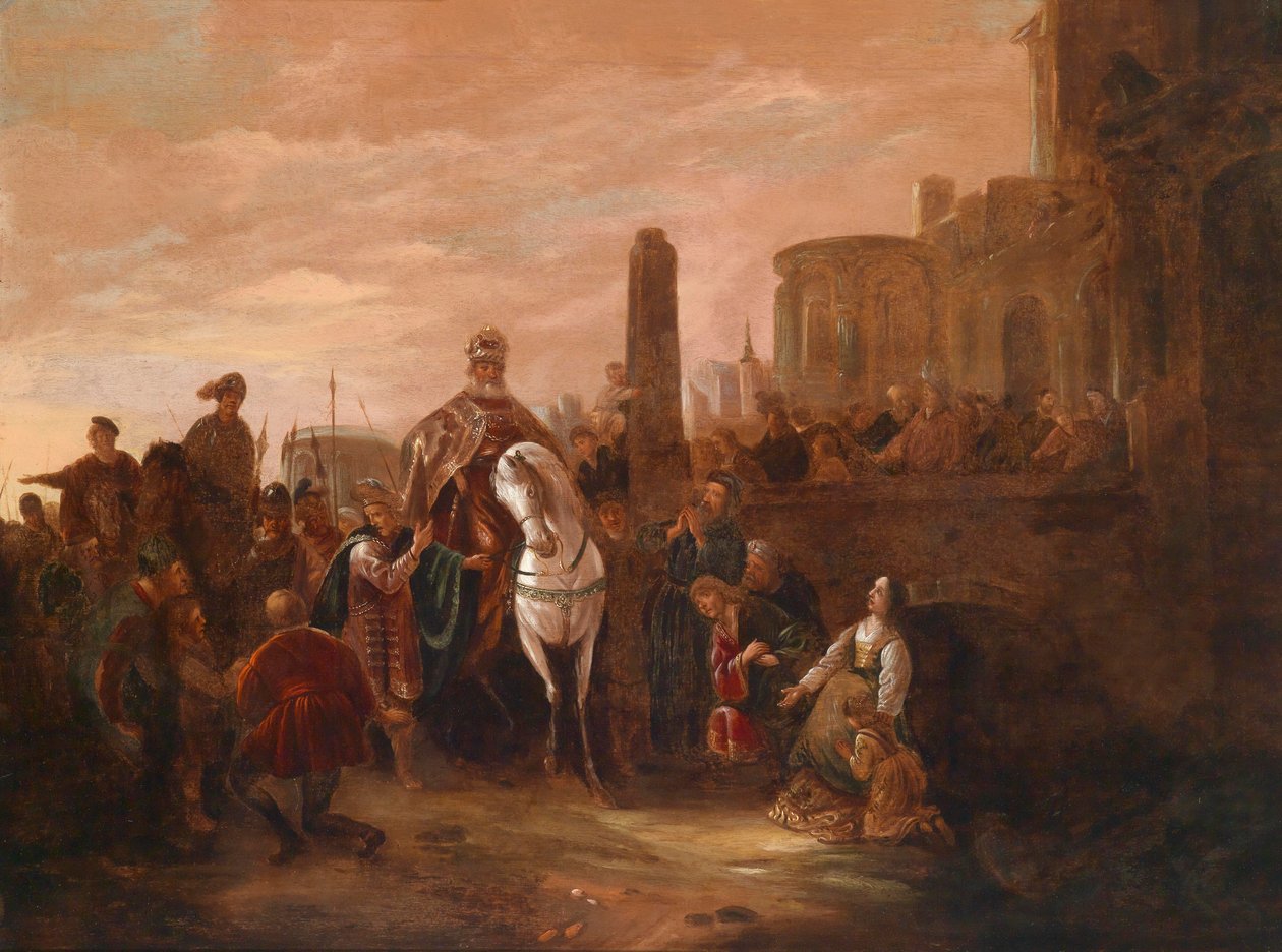 Triumph des Mordechai tekijältä Jacob Willemsz de Wet or Wett