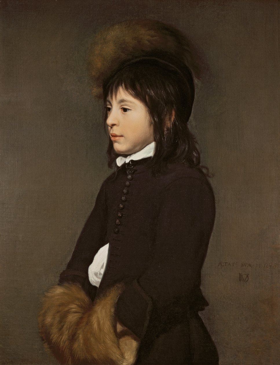 Muotokuva 11-vuotiaasta pojasta 1650 tekijältä Jacob van Oost