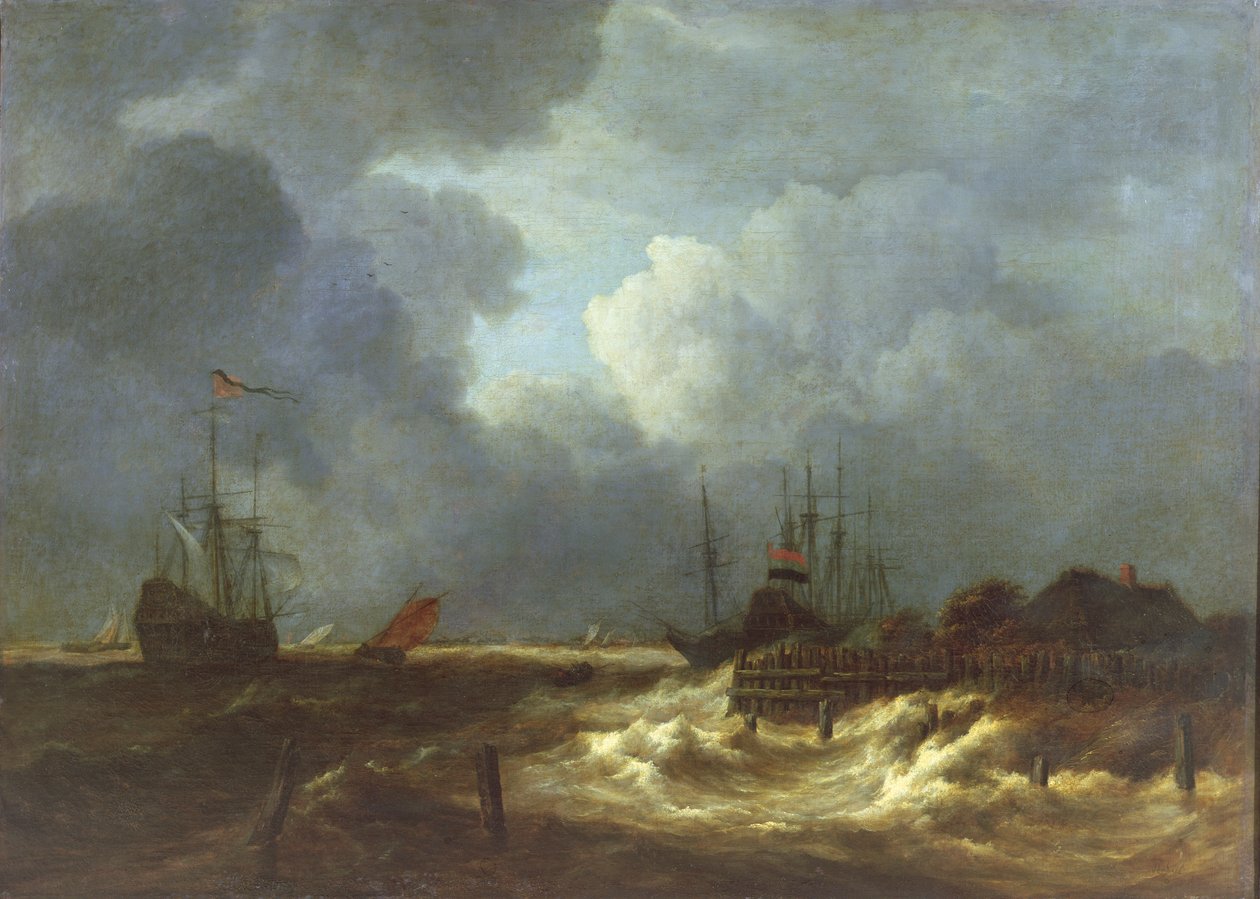 Myrsky tekijältä Jacob van Ruisdael