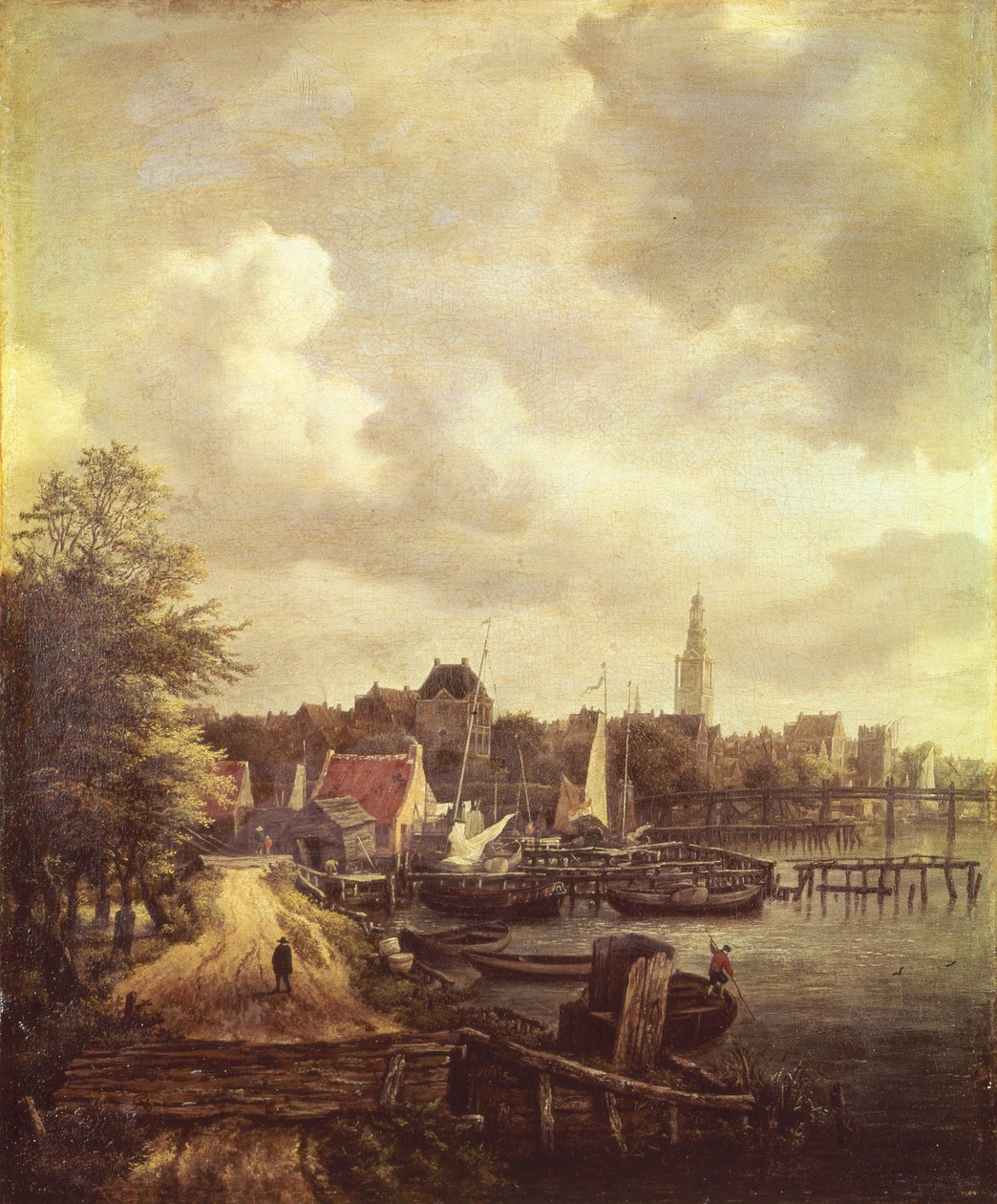 Näkymä Amsterdamista tekijältä Jacob van Ruisdael