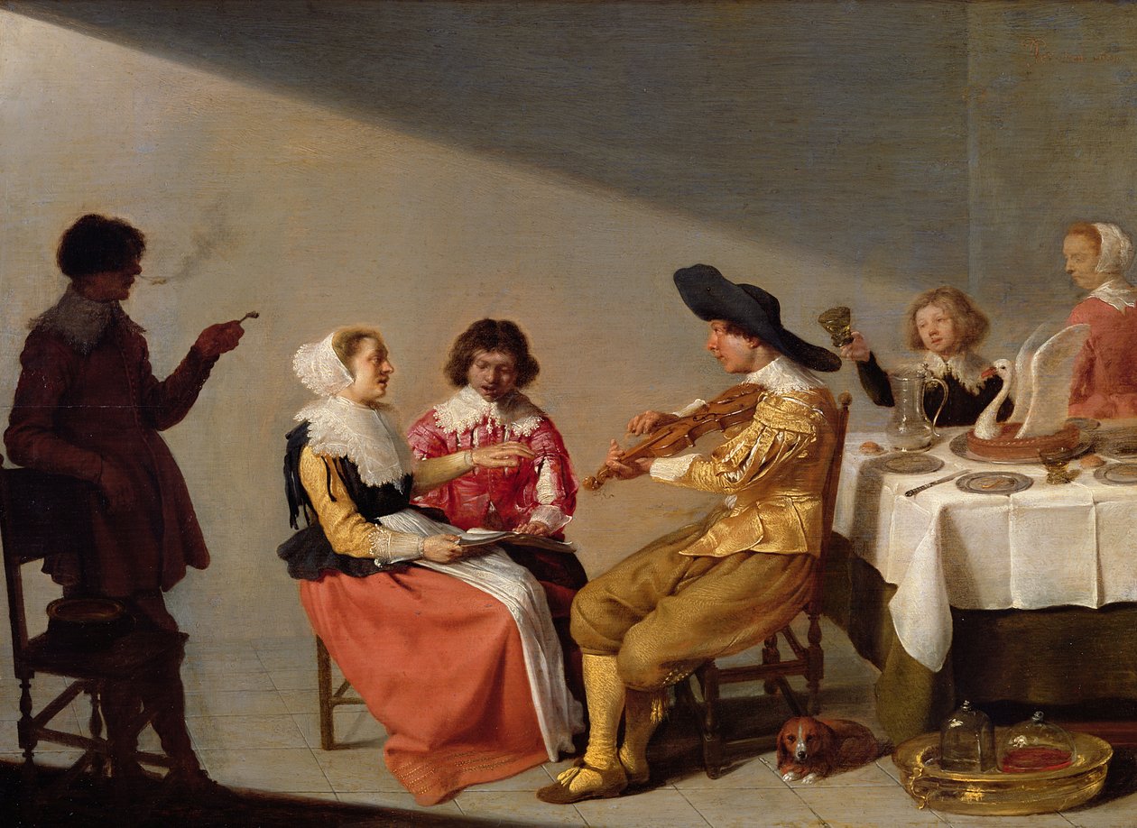 Musiikkijuhlat, 1631 tekijältä Jacob van Velsen