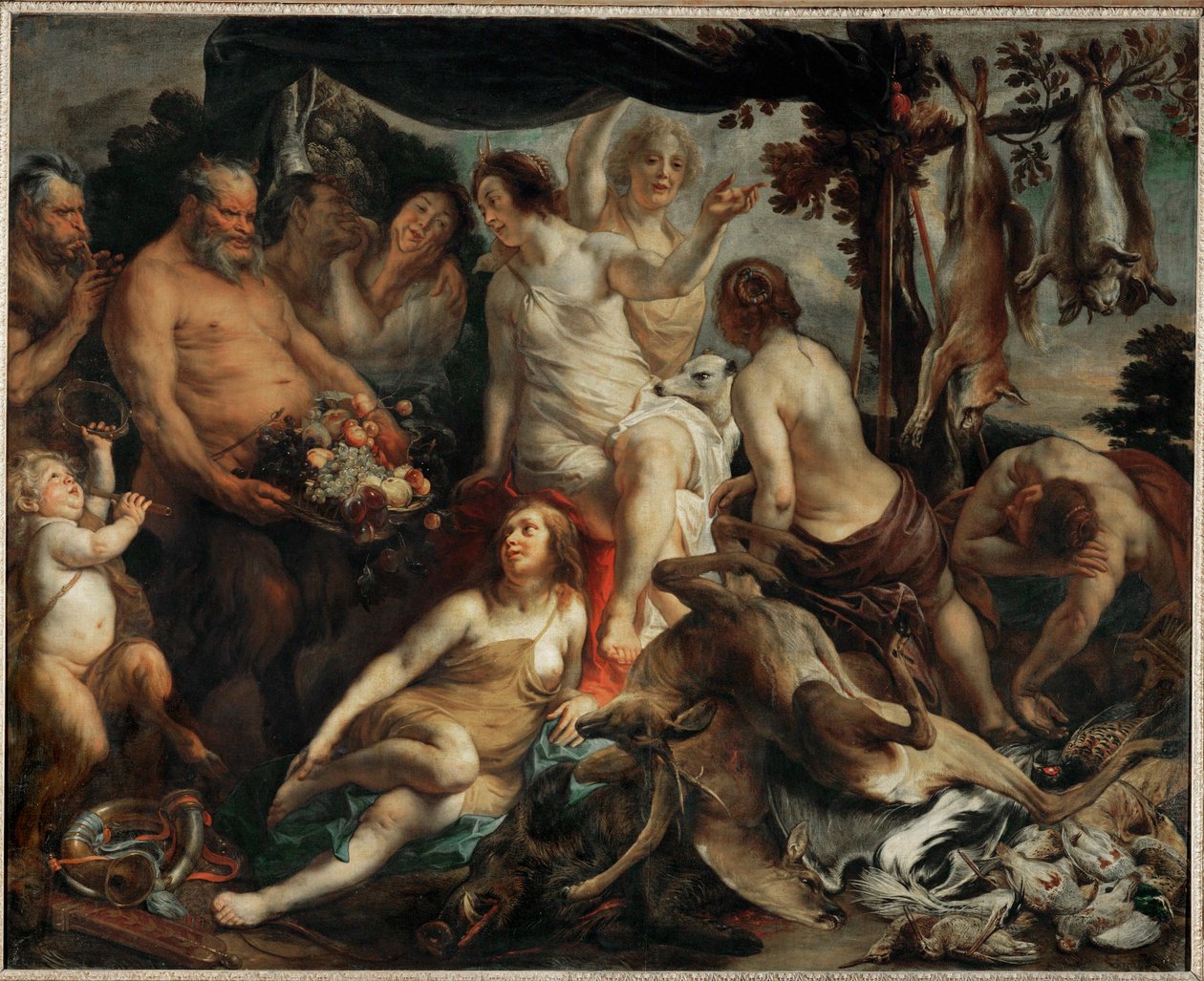Le repos de Diane chasseresse - Diana lepää metsästyksen jälkeen ... tekijältä Jacob (studio of) Jordaens