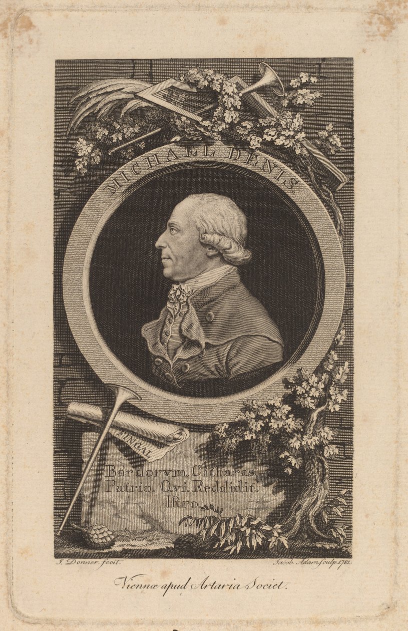 Johann-Michael Denis tekijältä Jacob Adam after Johann Donner