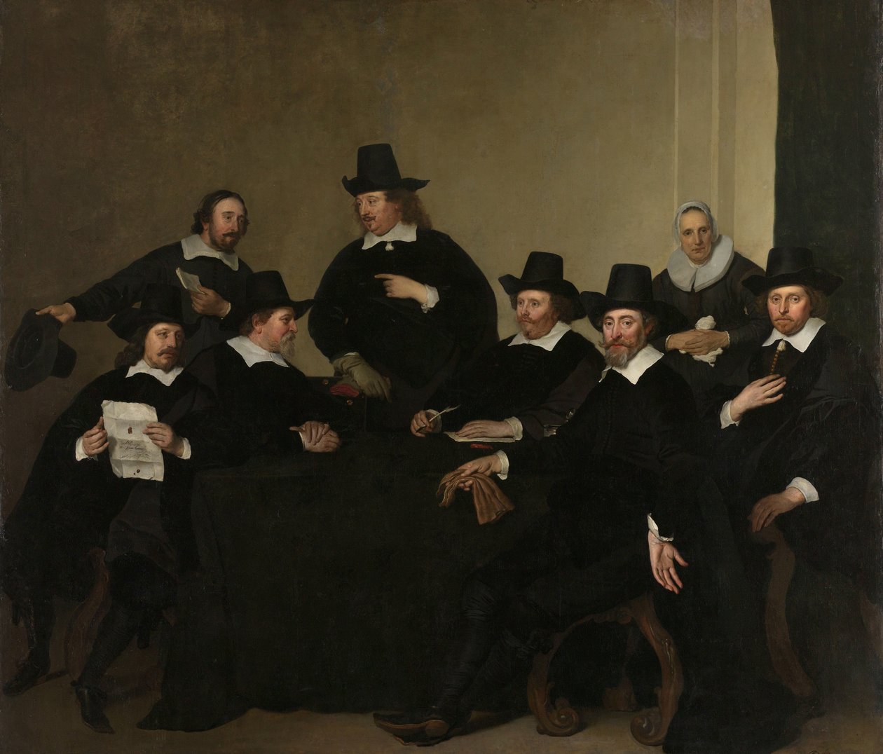 Nieuwe Zijds Institute for the Outdoor Relief of the Köyhien valtionhoitajat, Amsterdam, n. 1650 tekijältä Jacob Adriaensz. Backer
