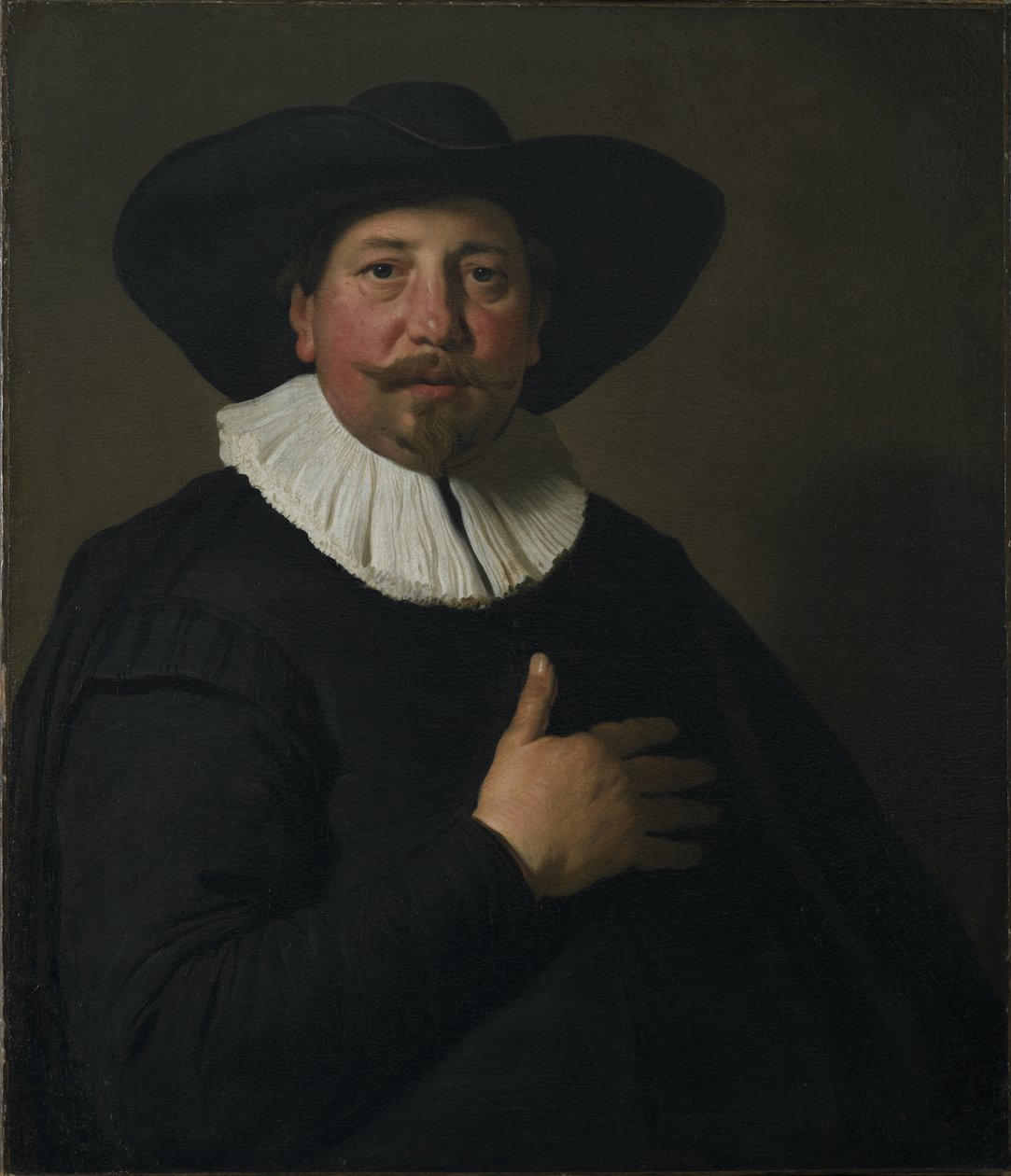 Miehen muotokuva, n. 1638 tekijältä Jacob Adriensz Backer