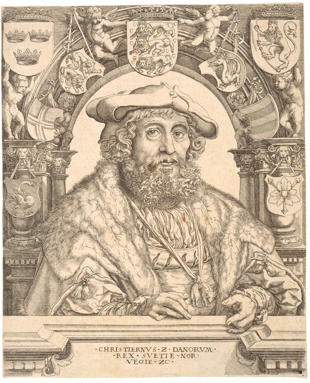Tanska: Tanskan kuningas Christian II tekijältä Jacob Binck