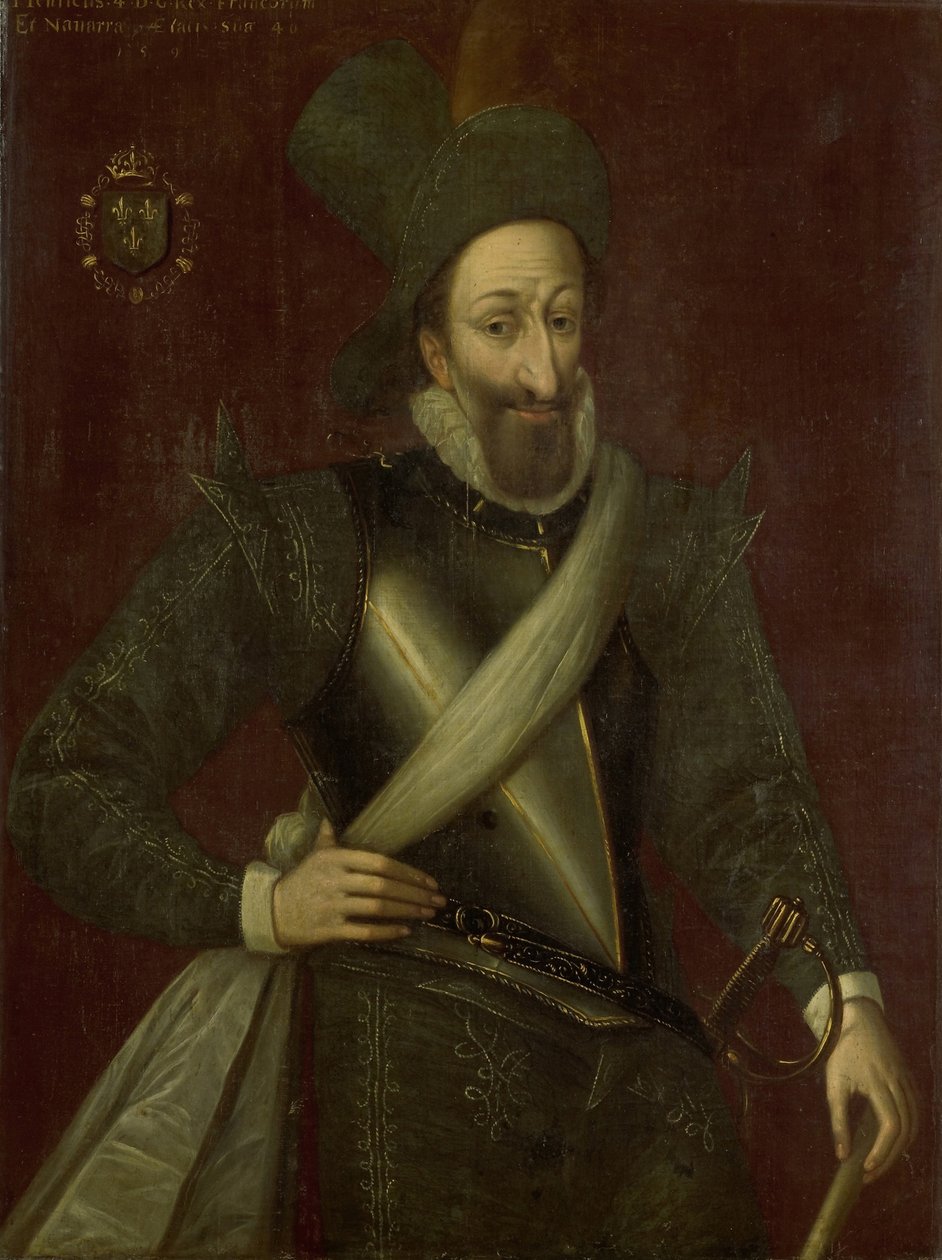 Ranskan kuningas Henrik IV, 1592 tekijältä Jacob Bunel