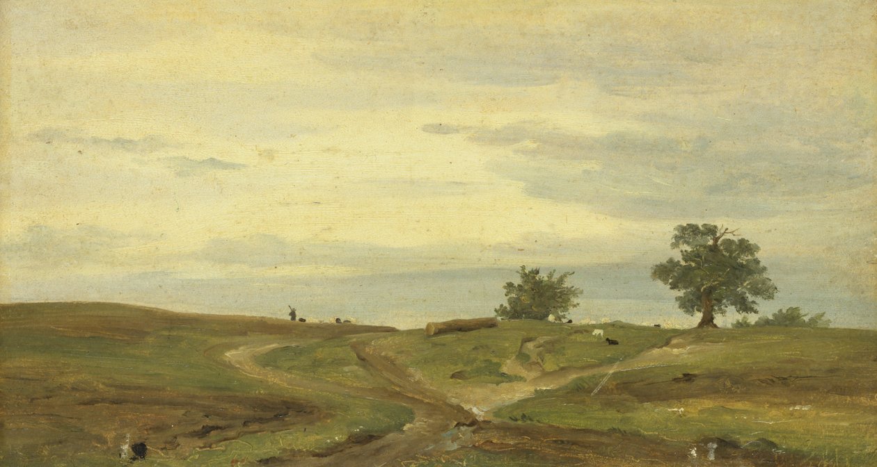 Ylä-Baijerin maisema tekijältä Jacob C. Eduard Averberg