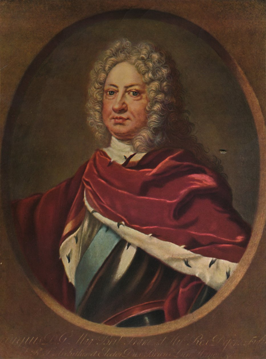 "George II, Englannin kuningas", 1721-1724, 1913 tekijältä Jacob Christoph Le Blon