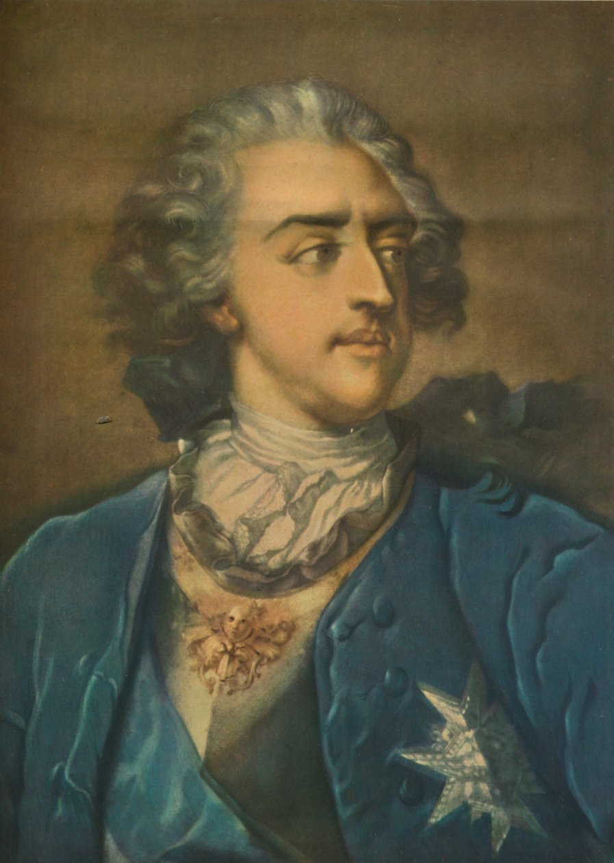 Louis XV, Ranskan kuningas, 1739, 1913 tekijältä Jacob Christoph Le Blon