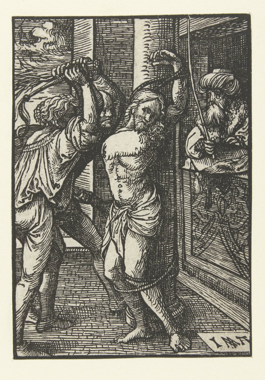Kristuksen vitsaus The Little Passion (sarjan nimi) tekijältä Jacob Cornelisz van Oostsanen
