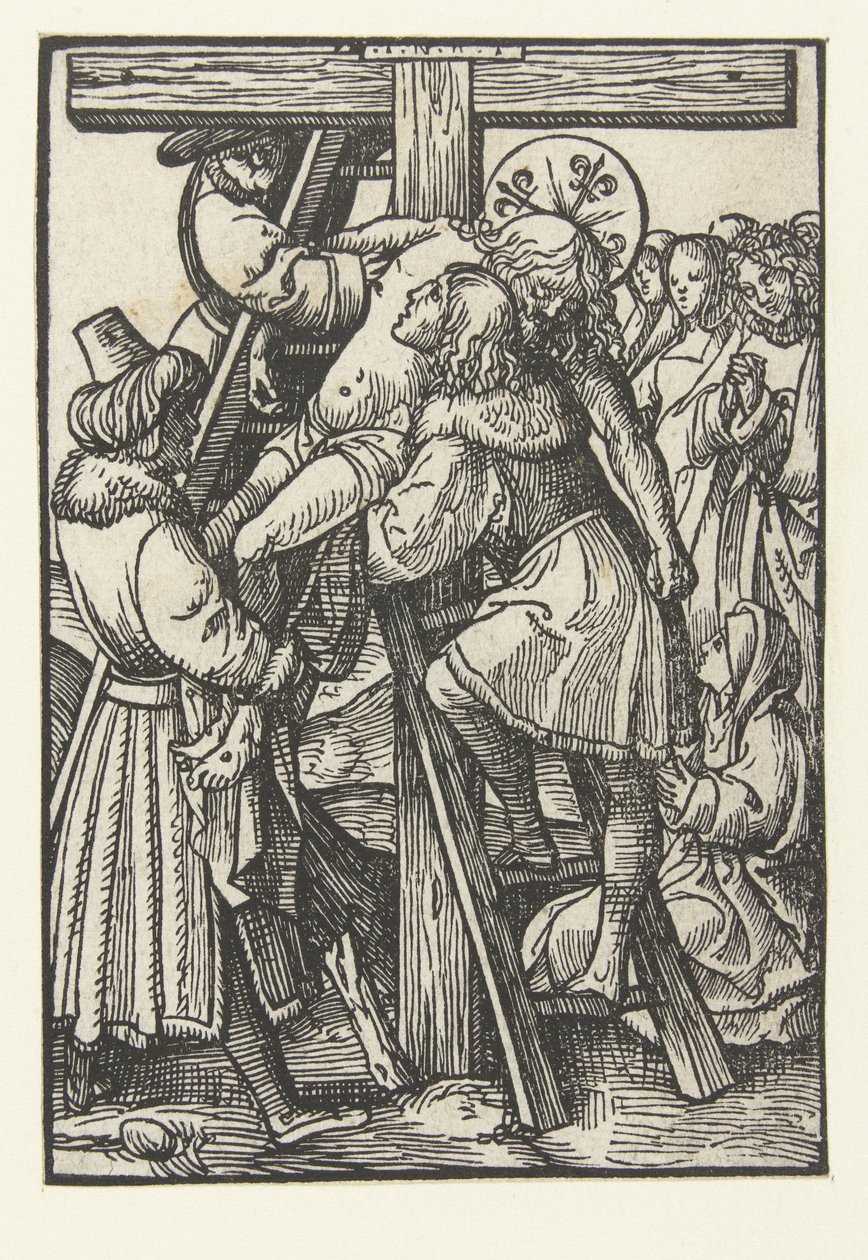 Ristilasku The Little Passion (sarjan nimi) tekijältä Jacob Cornelisz van Oostsanen