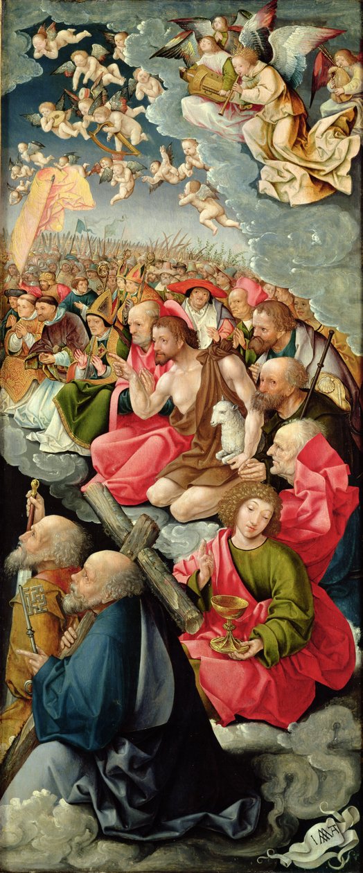 Triptyykin oikea siipi ja Kolminaisuuden palvonta, 1523 (katso 242037, 242038, 242040) tekijältä Jacob Cornelisz van Oostsanen
