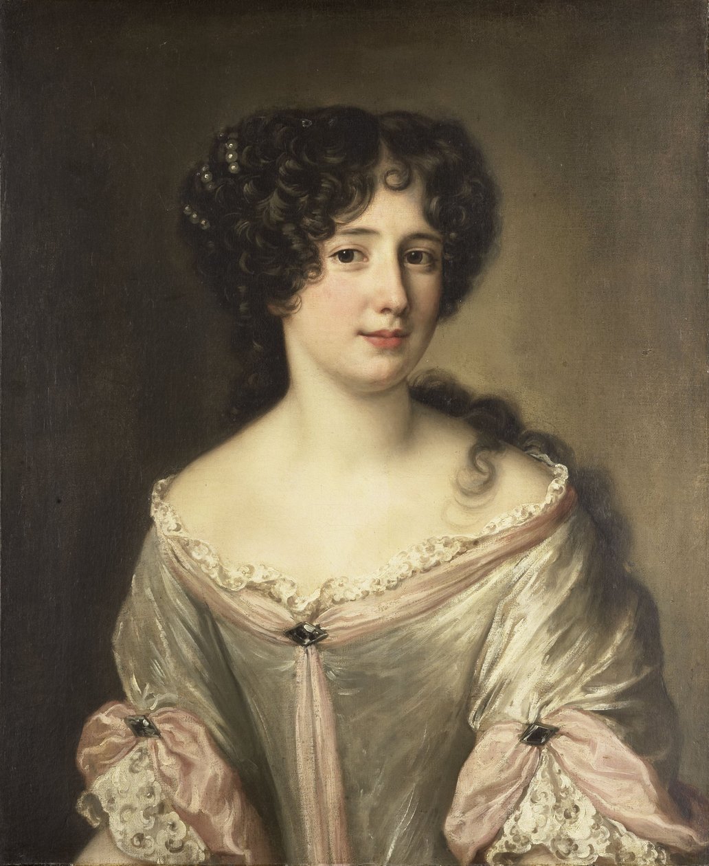 Hollanti: Herttuatar Maria Mancini Colonnan (1646-1699) muotokuva Maria Mancini Colonnan (1639-1715) muotokuva tekijältä Jacob Ferdinand Voet