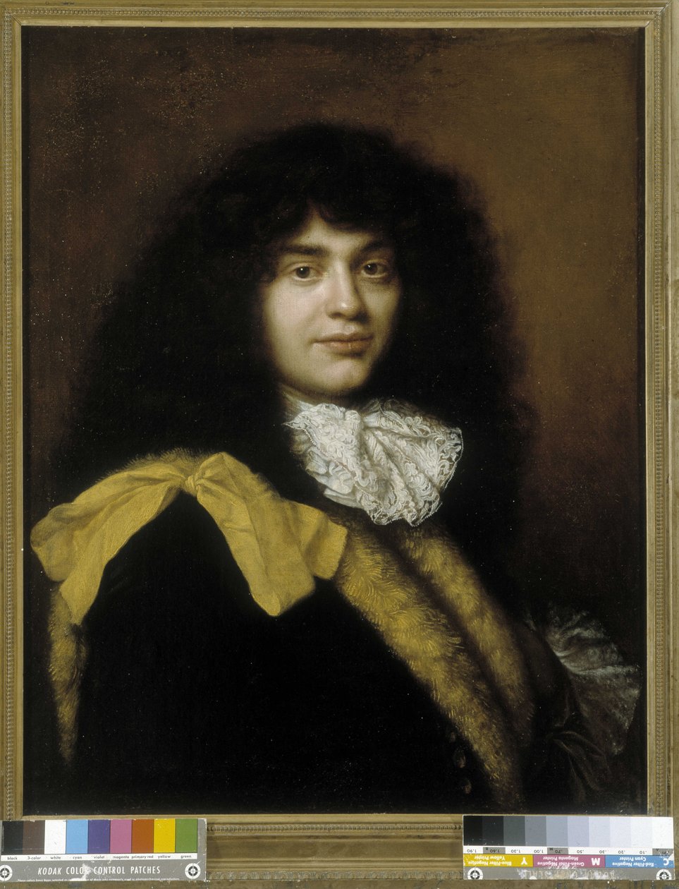 Miehen muotokuva, sanoo, että miehellä on keltainen hihna tekijältä Jacob Ferdinand Voet