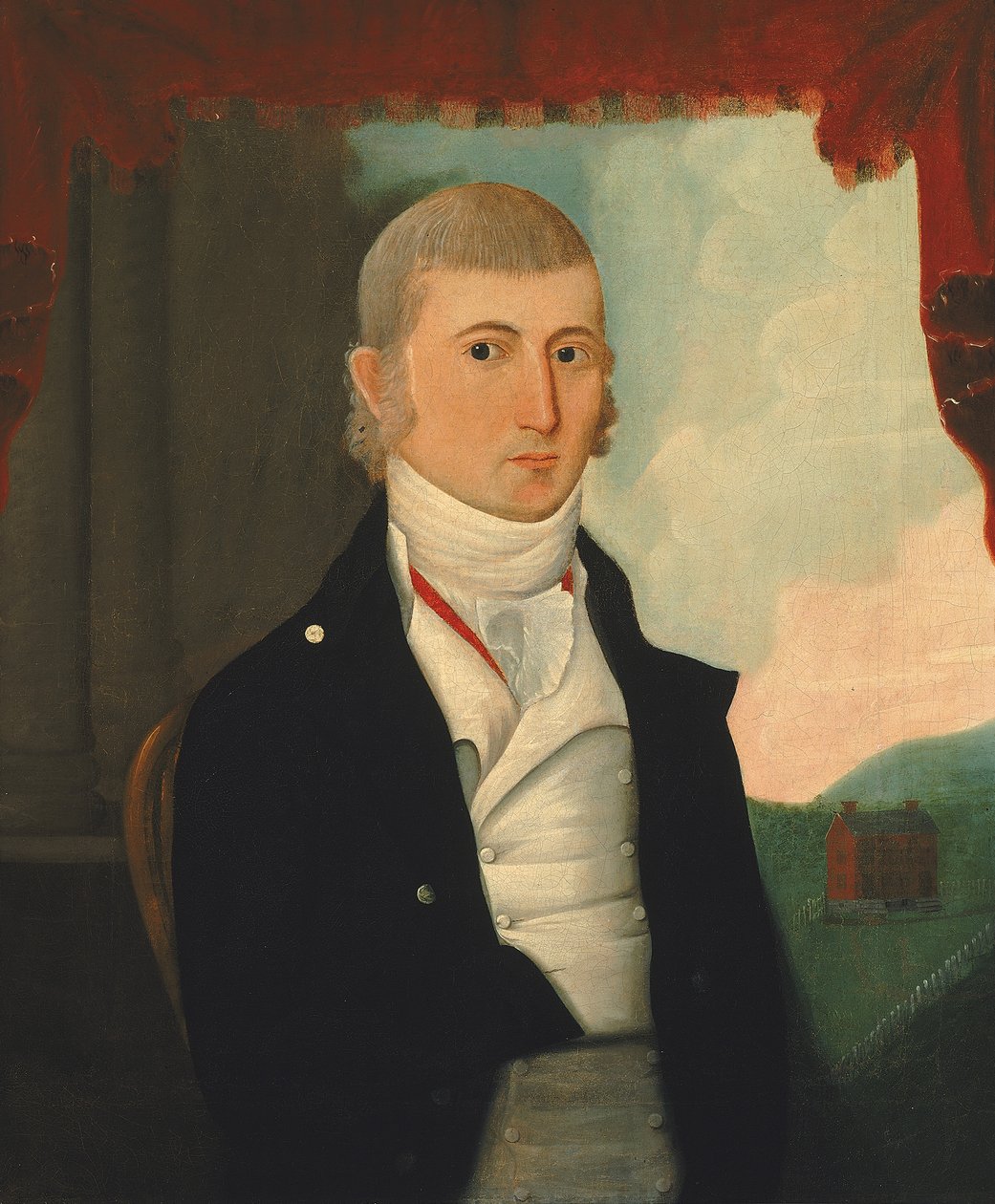 Kapteeni Charles McKnight, 1800. tekijältä Jacob Frymire