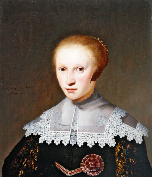 Nuoren naisen muotokuva, 10 1/2 tekijältä Jacob Gerritsz Cuyp