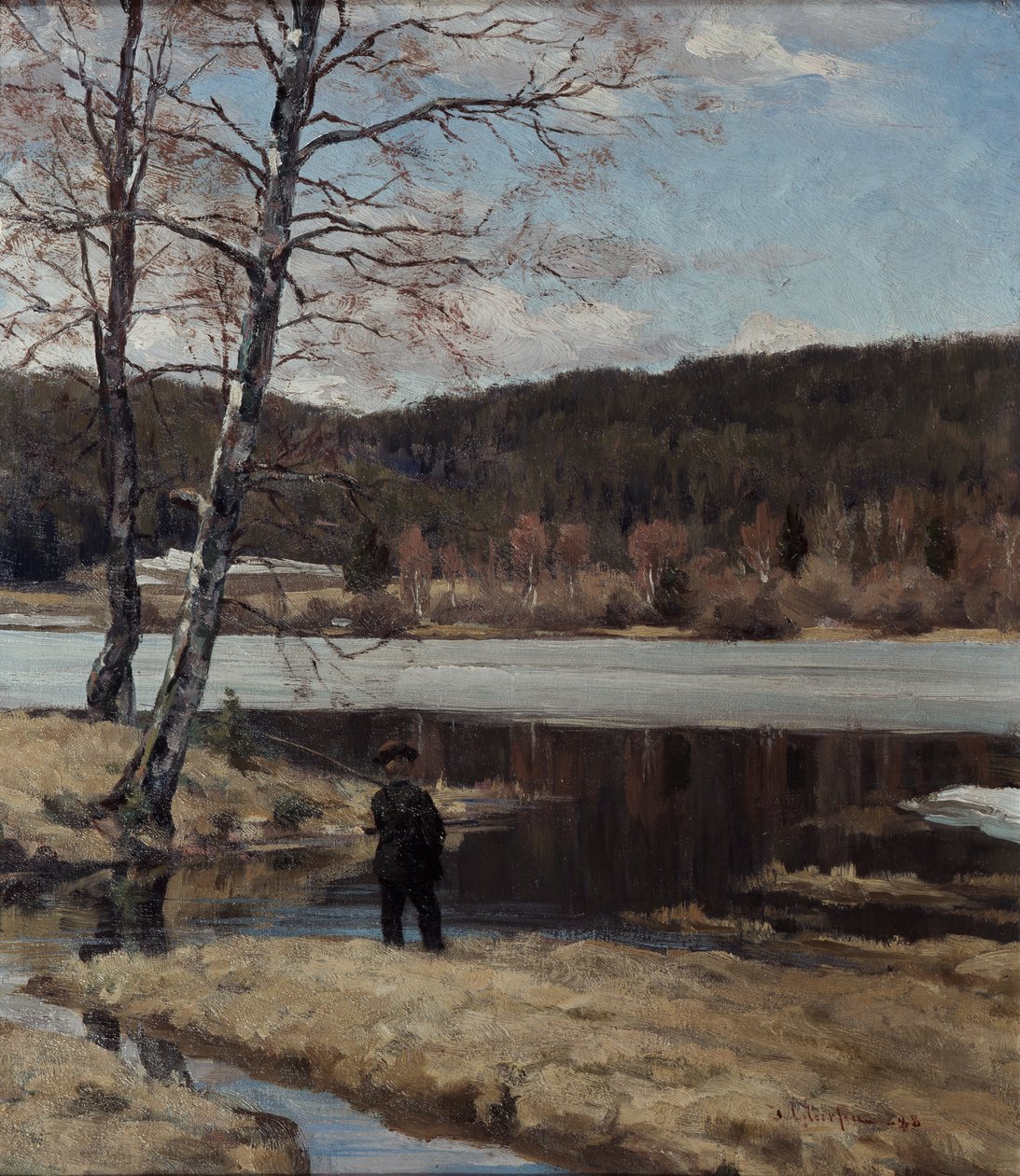 Joen kalastaja tekijältä Jacob Gloersen