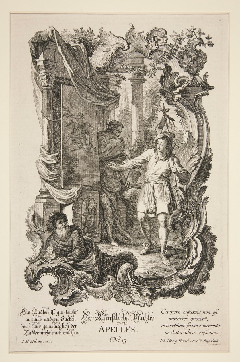 Taitava Mahler, Apelles tekijältä Jacob Gottlieb Thelot