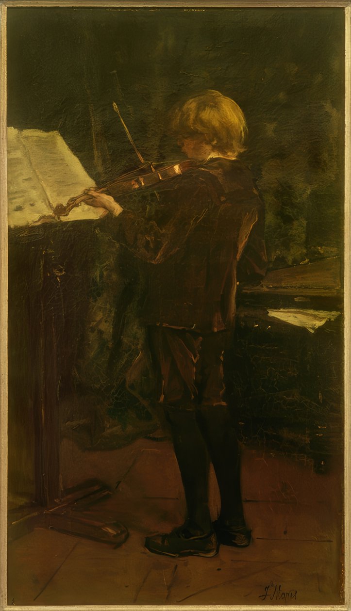 Viulunsoittaja tekijältä Jacob Hendricus Maris