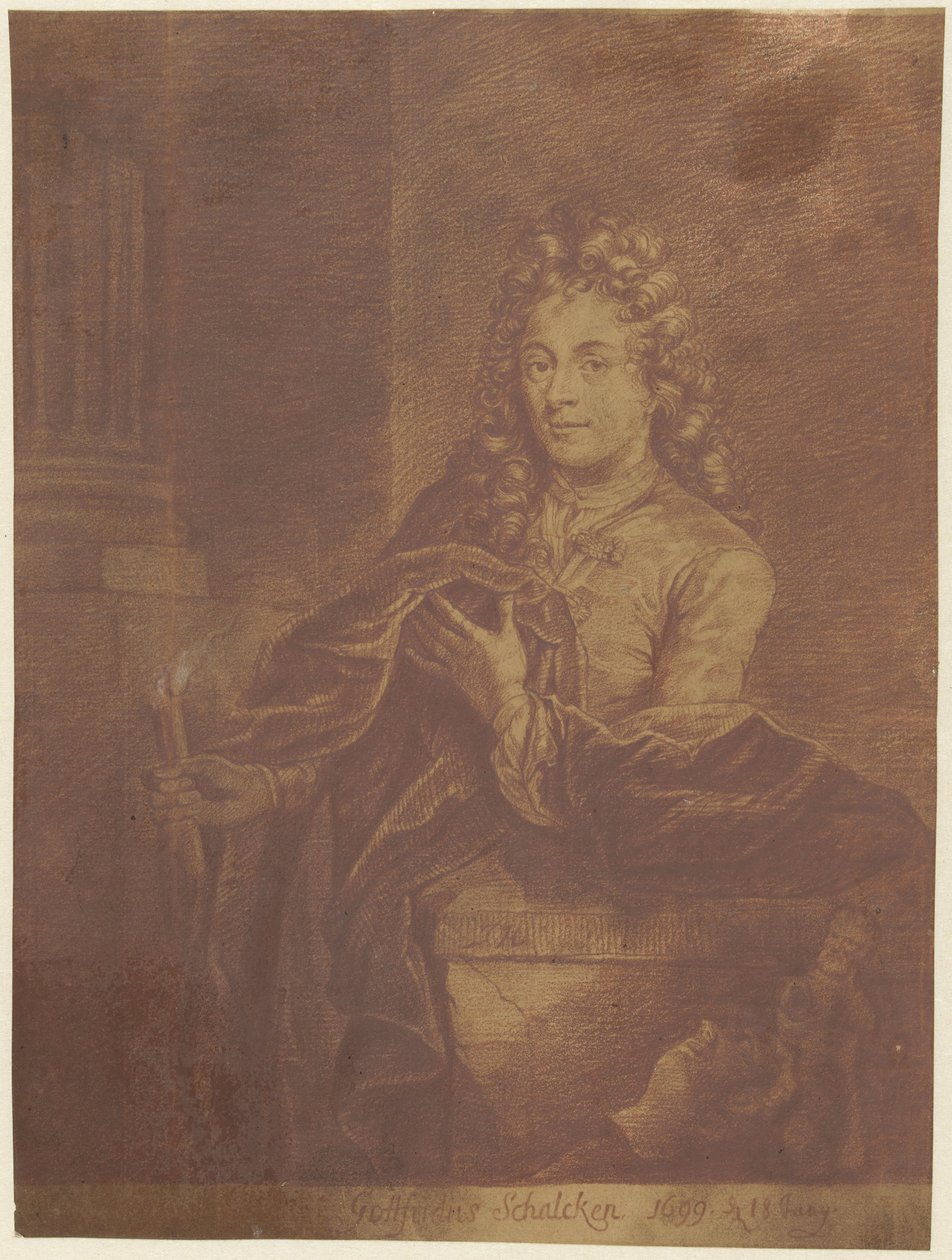 Godfried Schalckenin muotokuva tekijältä Jacob Houbraken