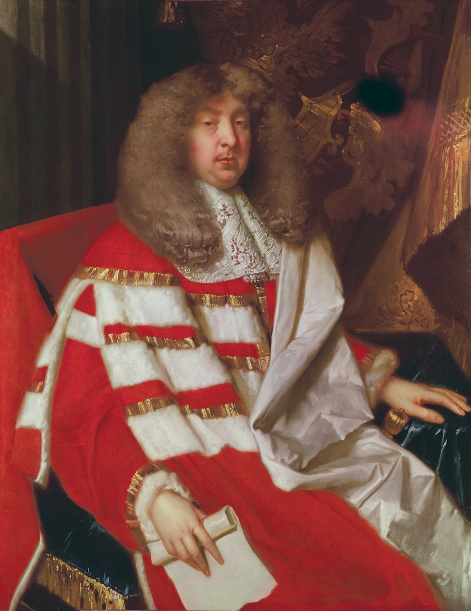 Lauderdalen herttua John Maitlandin (1616-82) muotokuva, tekijältä Jacob Huysmans