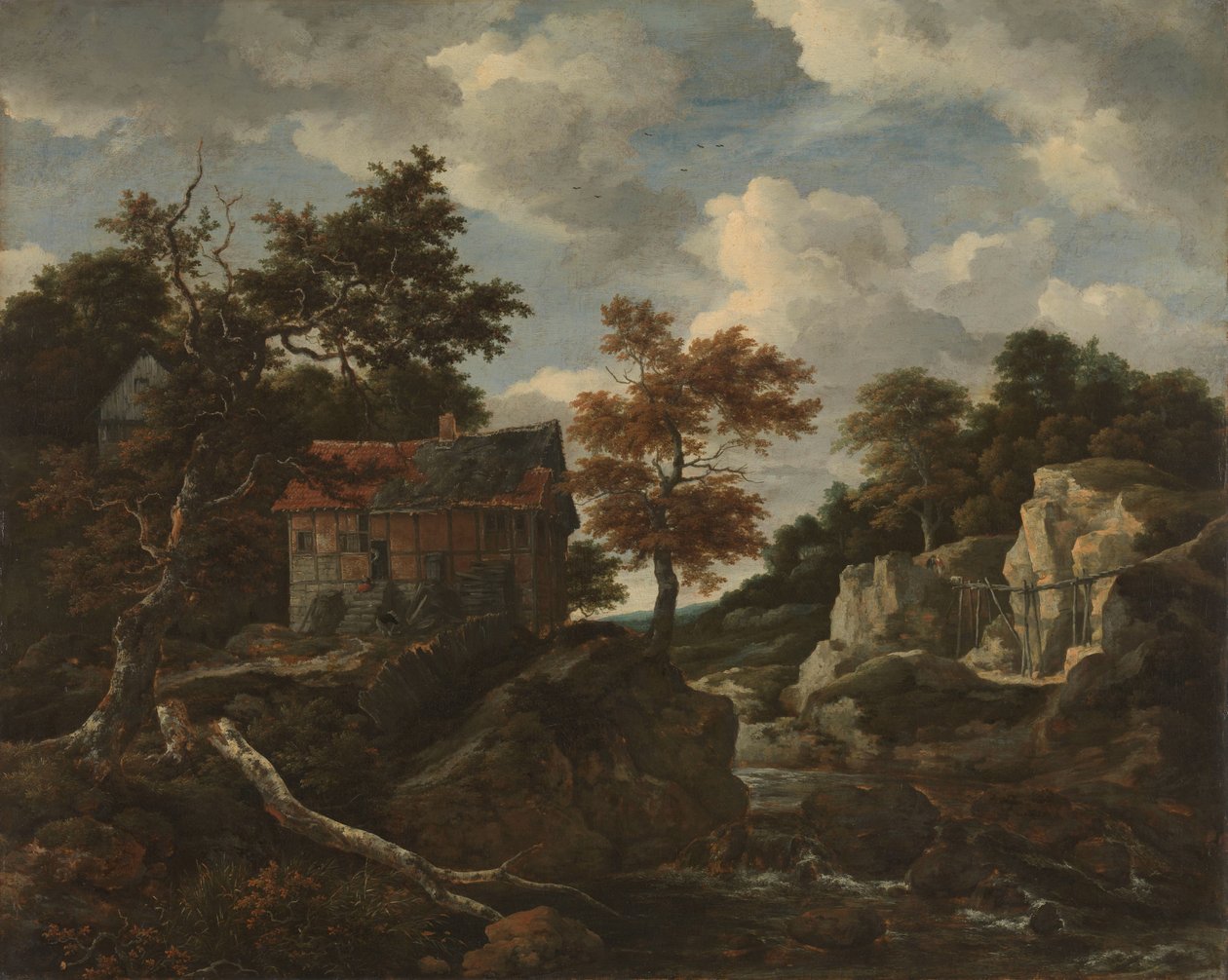 Kivinen maisema tekijältä Jacob van Ruisdael