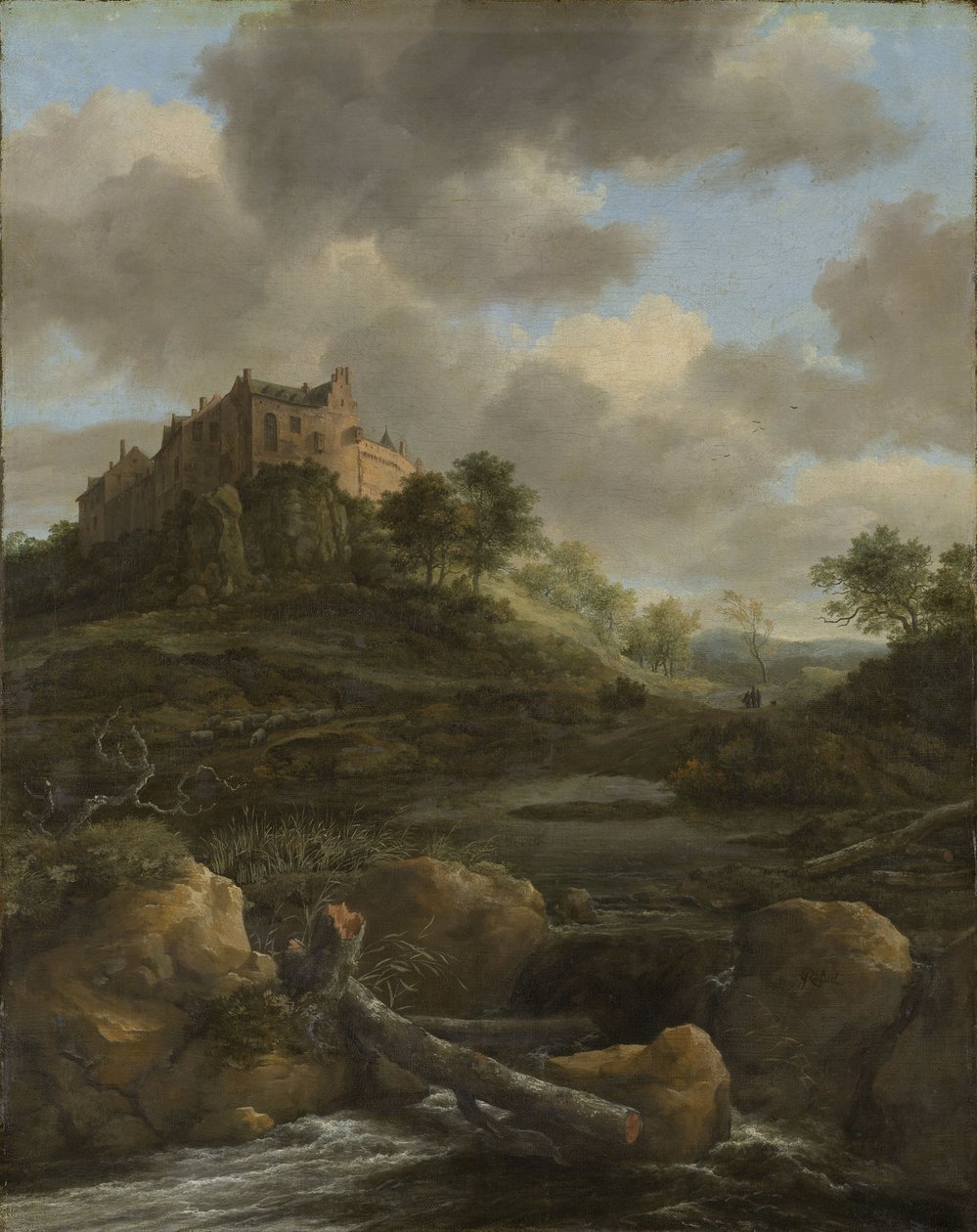 Bentheimin linna, 1650-82 tekijältä Jacob van Ruisdael