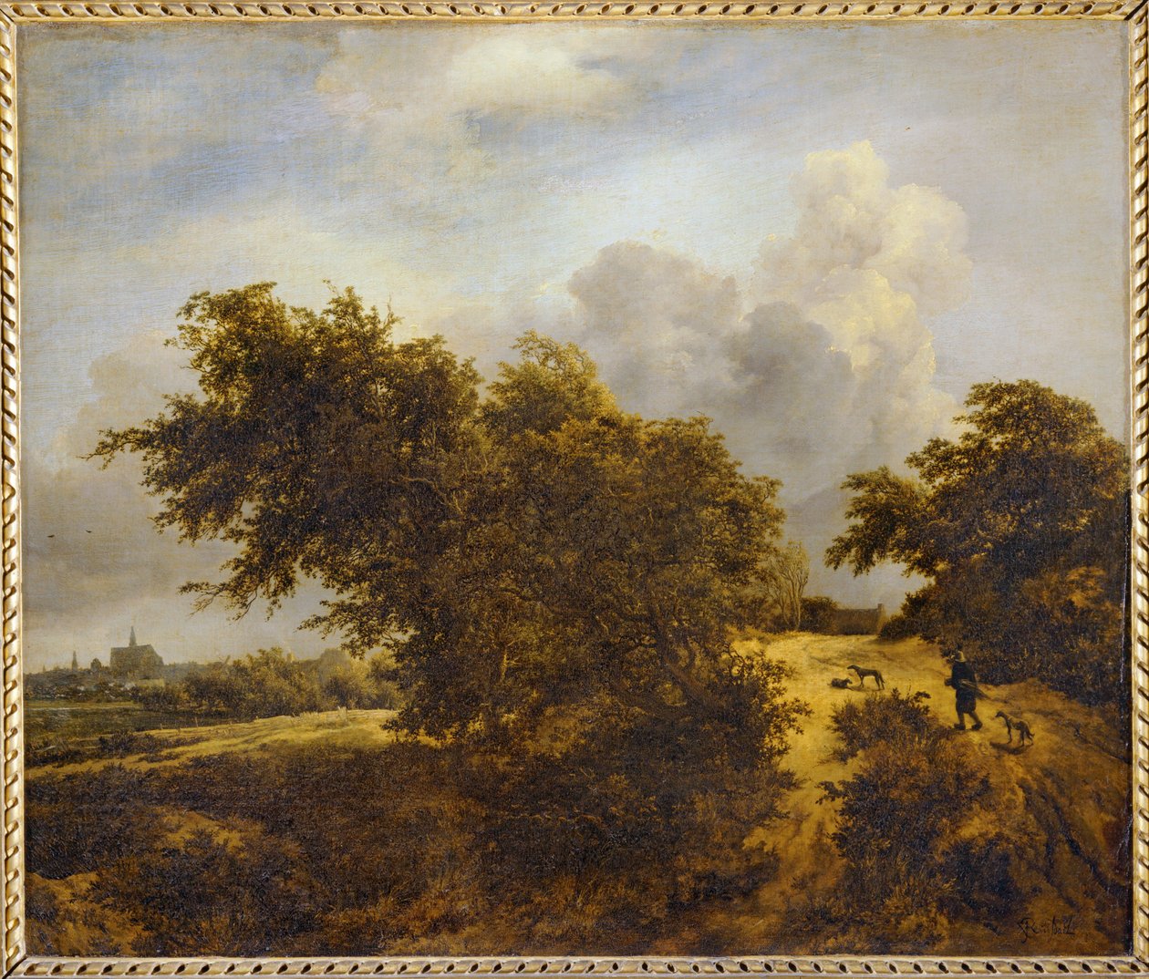 Polku Haarlemin tai Le Buissonin dyyneillä ... tekijältä Jacob Isaaksz. or Isaacksz. van Ruisdael