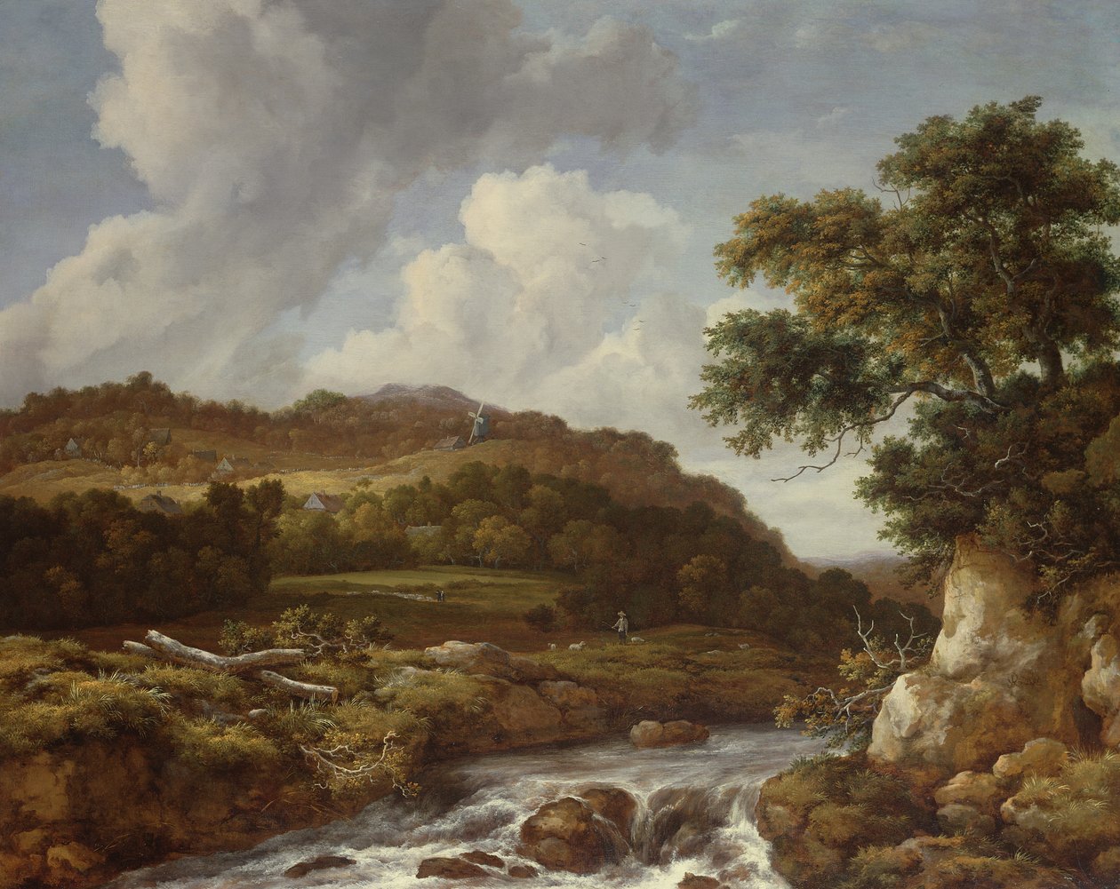 Huonekalut ja erilaiset esineet 1100- ja 1300-luvuilta tekijältä Jacob van Ruisdael