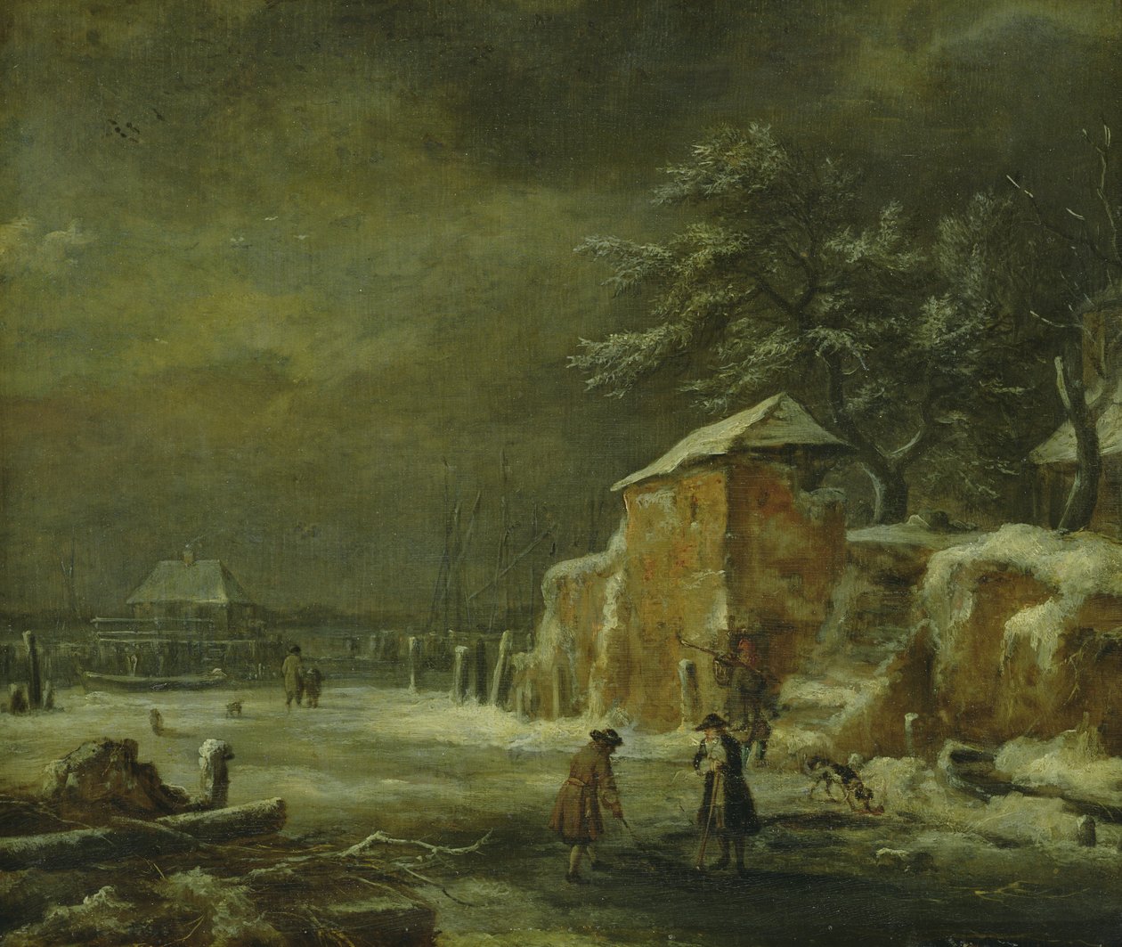 Talvimaisema tekijältä Jacob van Ruisdael