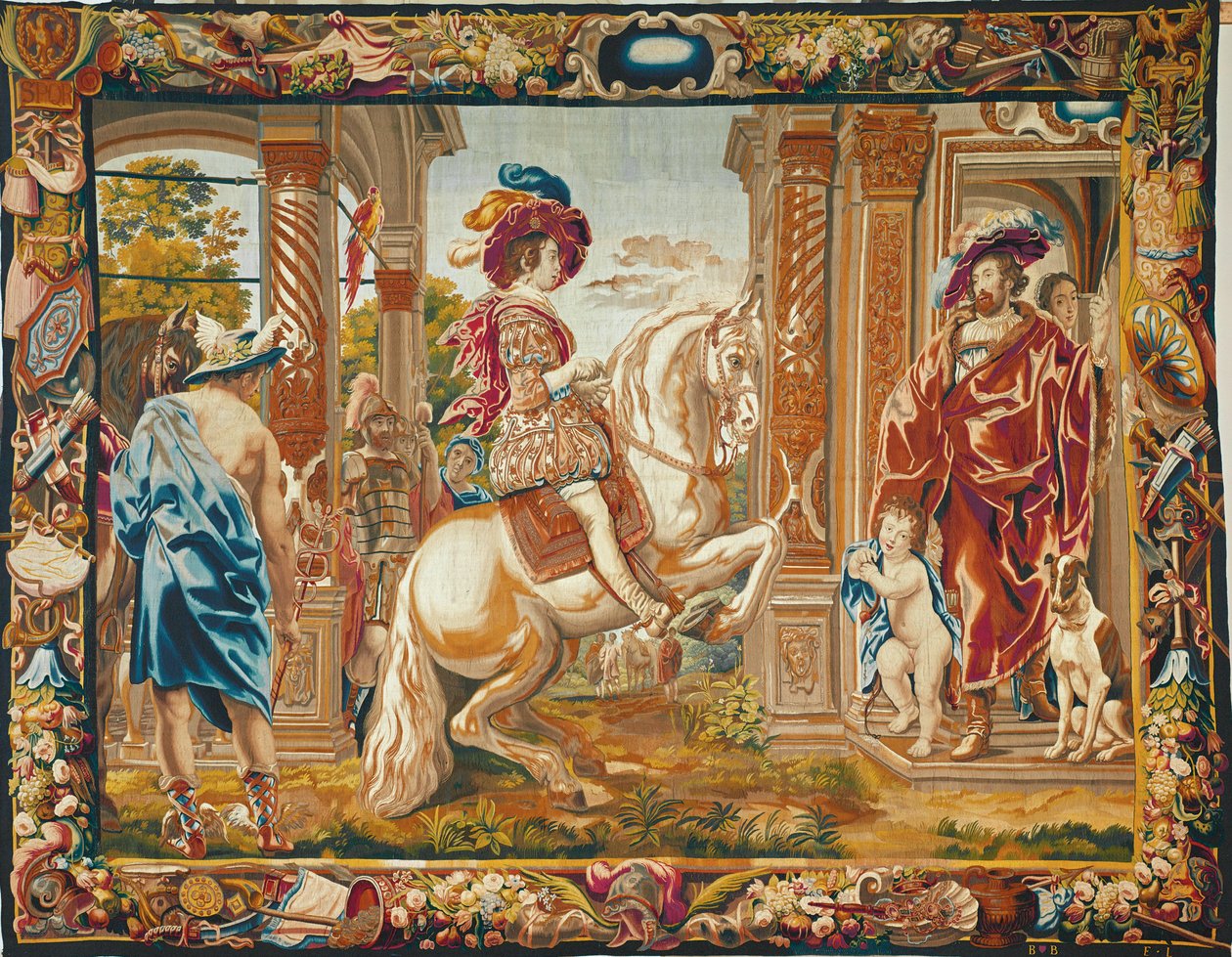 Ratsastustunti kuningas Ludvig XIII:lle ... tekijältä Jacob Jordaens