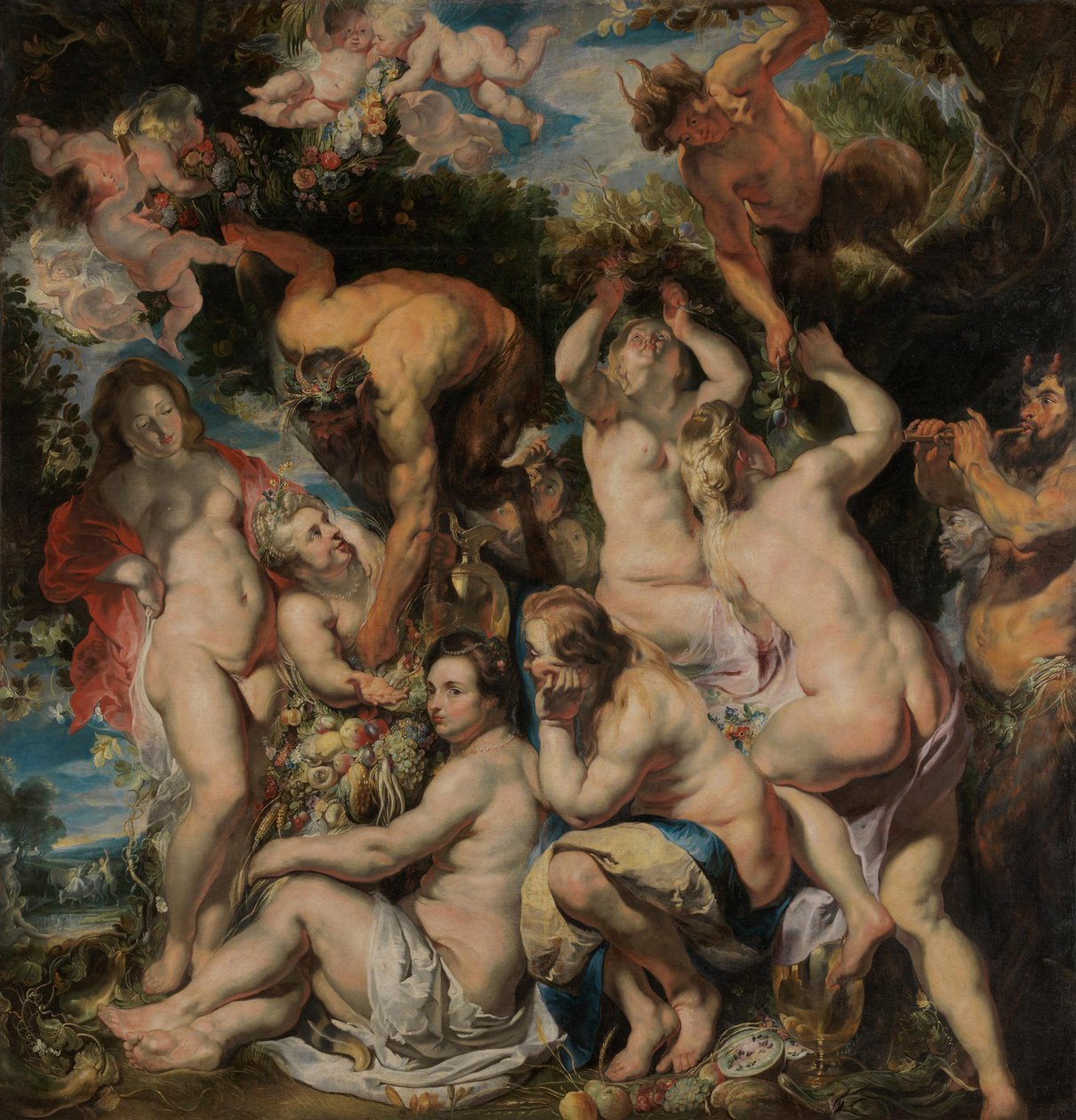 Hedelmällisyyden allegoria tekijältä Jacob Jordaens