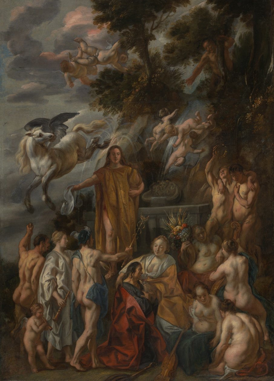 Runoilijan allegoria tekijältä Jacob Jordaens