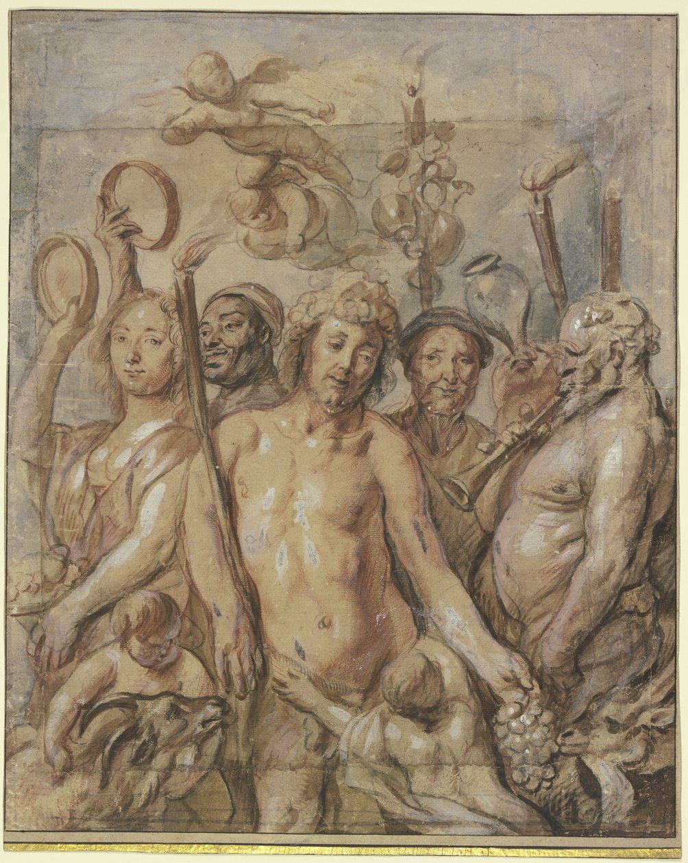 Bakkanttien kulkue (Bacchuksen voitto) tekijältä Jacob Jordaens