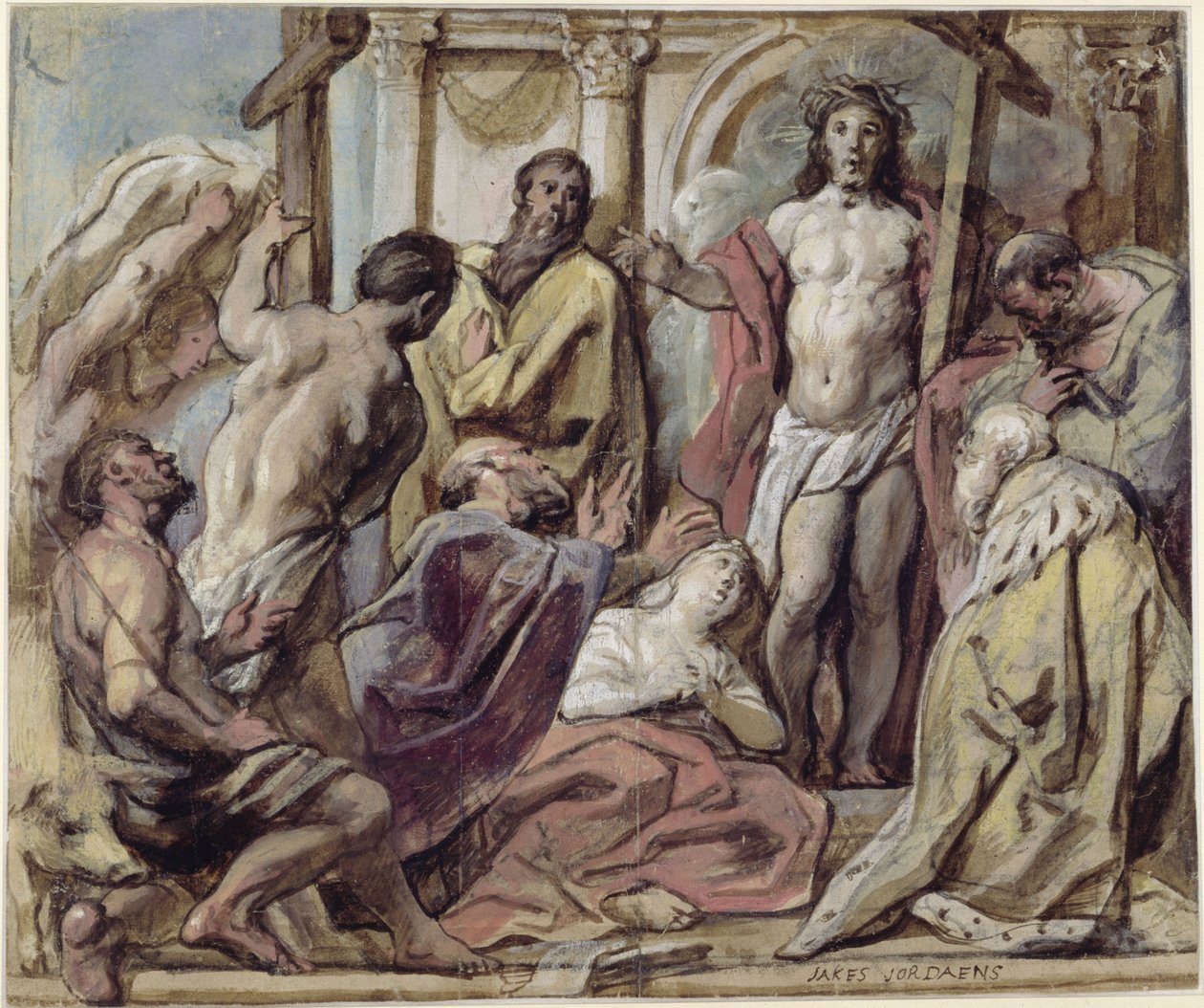 Kristus ja katuvat syntiset tekijältä Jacob Jordaens