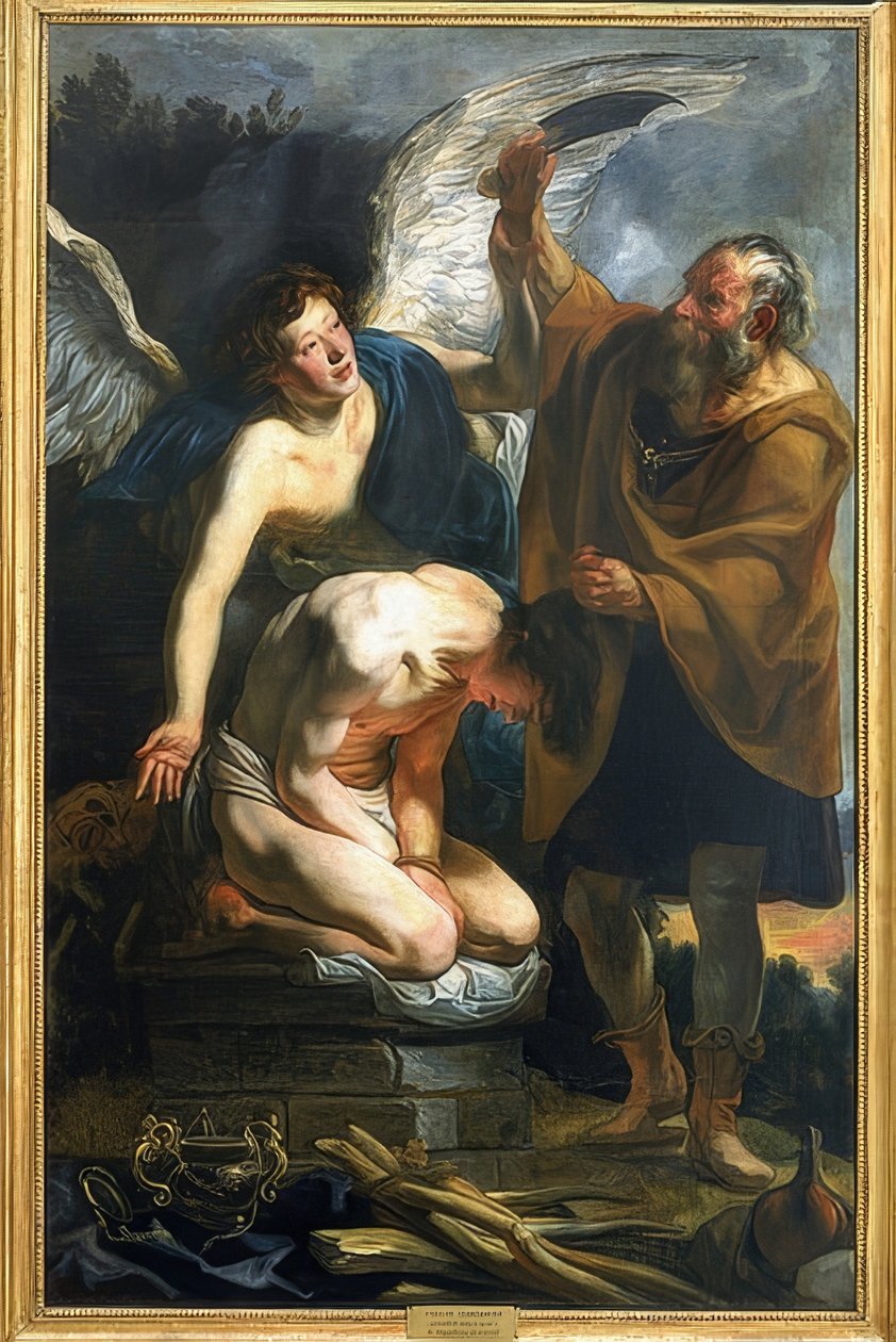 Iisakin uhri. 17. kr. tekijältä Jacob Jordaens