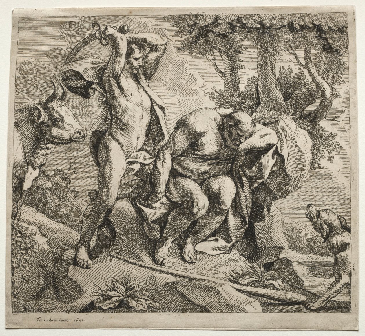 Mercury Killing Argus, 1652. tekijältä Jacob Jordaens