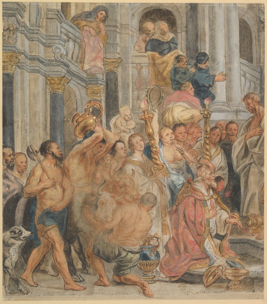 Pyhä Paavali Lystrassa tekijältä Jacob Jordaens