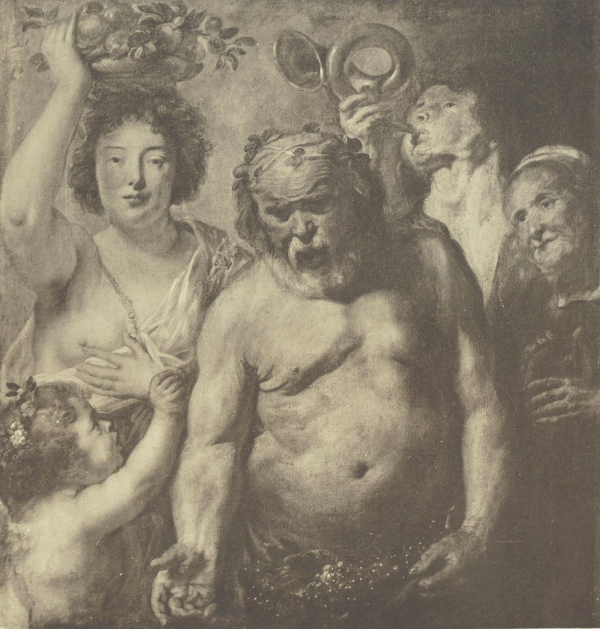 Silenus tekijältä Jacob Jordaens