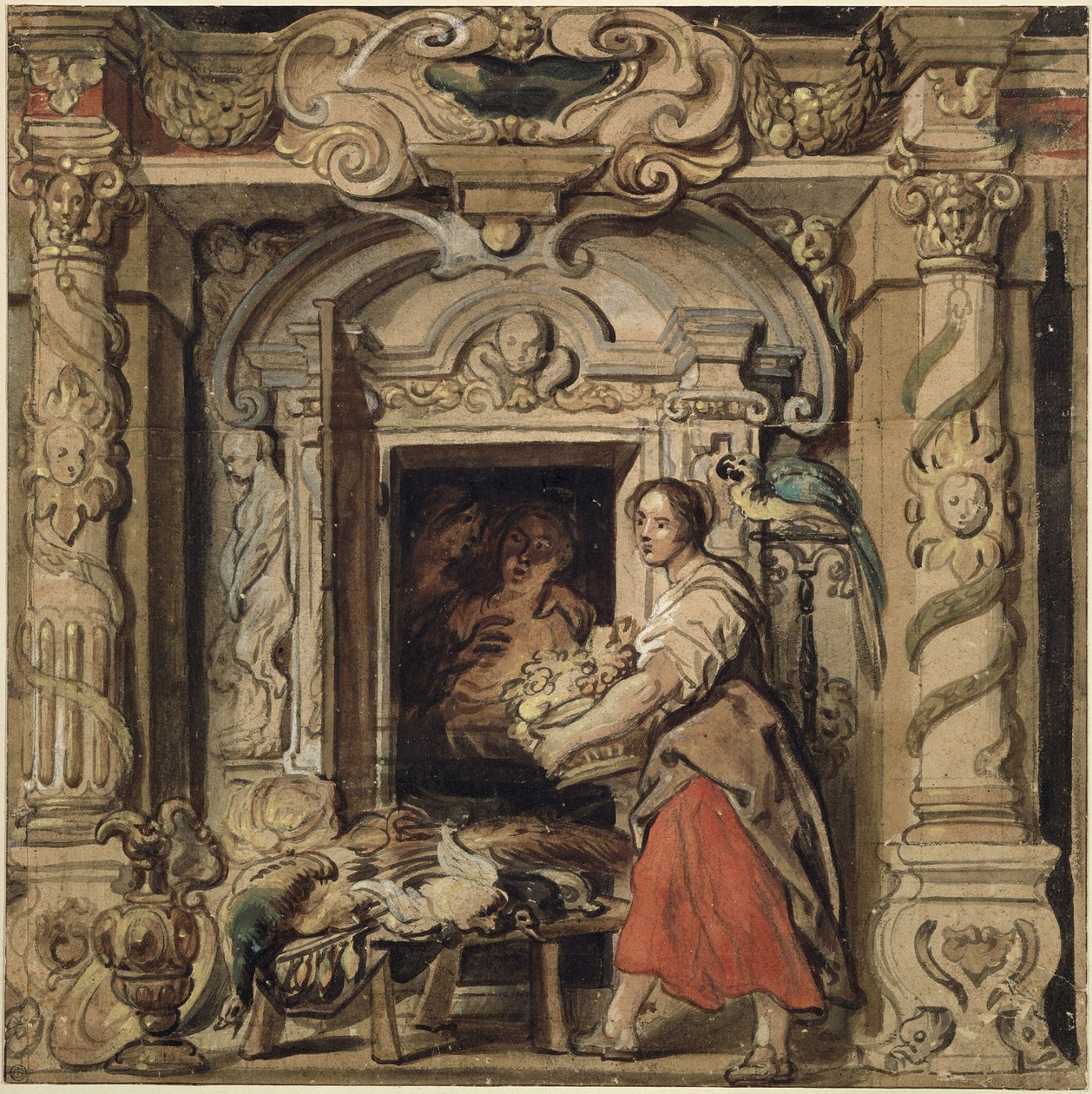 Kohtauksia maaseudulta tekijältä Jacob Jordaens