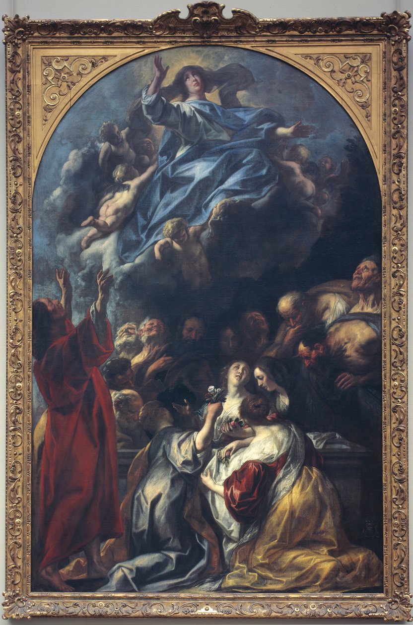 Neitsyt taivaaseenastuminen tekijältä Jacob Jordaens