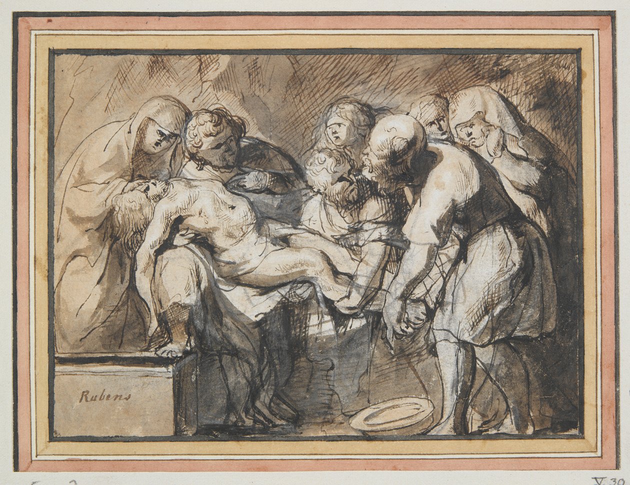 Hautaus tekijältä Jacob Jordaens